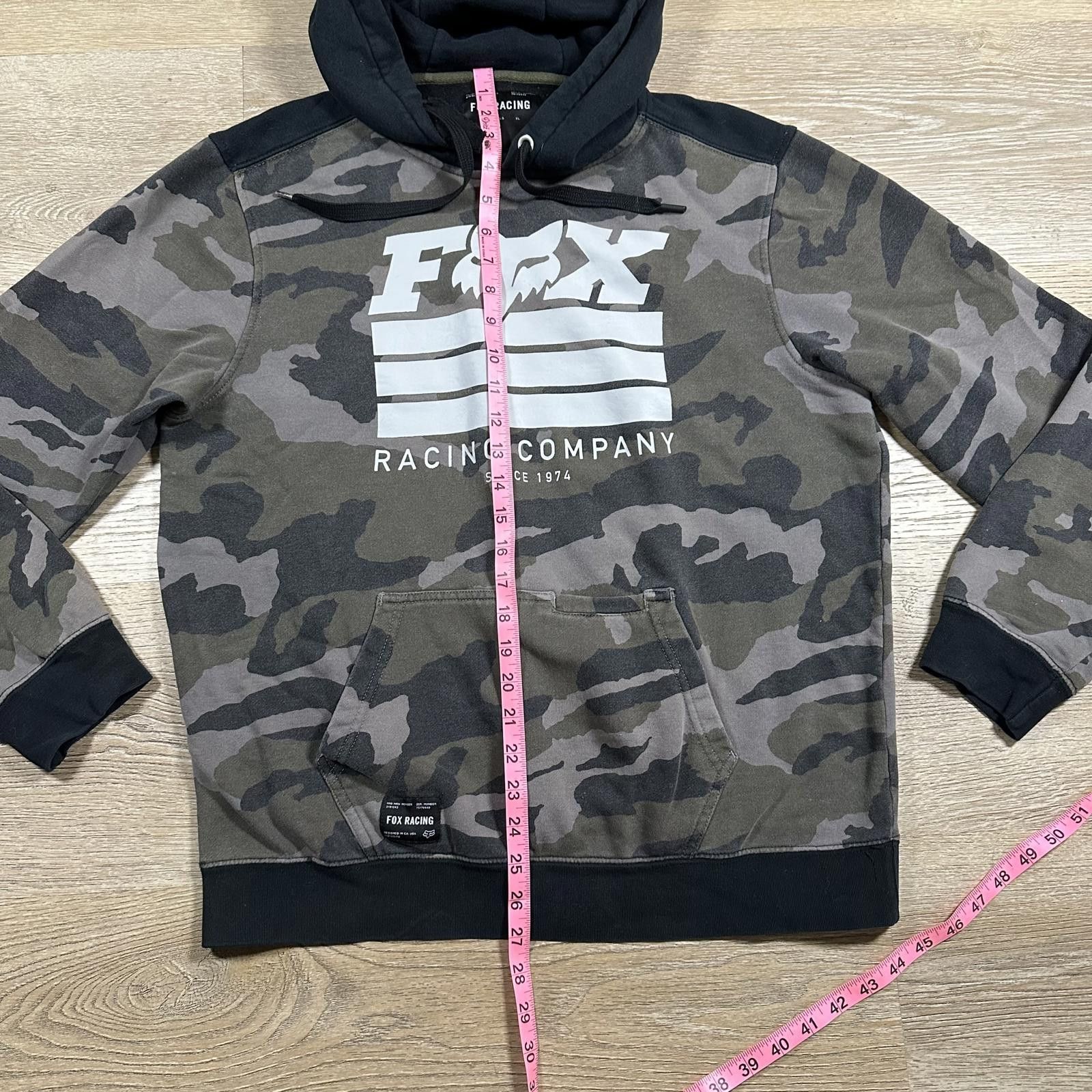 Fox Racing Vintage Fox Racing Mens Hoodie M Camouflage Graphic Size US M / EU 48-50 / 2 - 10 Thumbnail