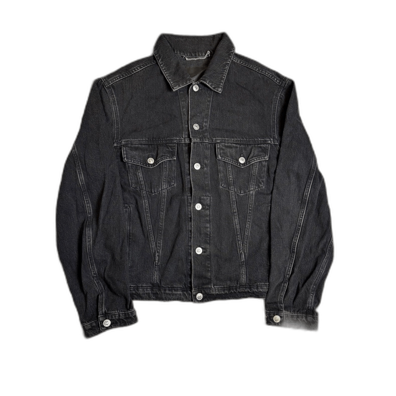Balenciaga Balenciaga Black Denim Jacket Short style Size US M / EU 48-50 / 2 - 1 Thumbnail