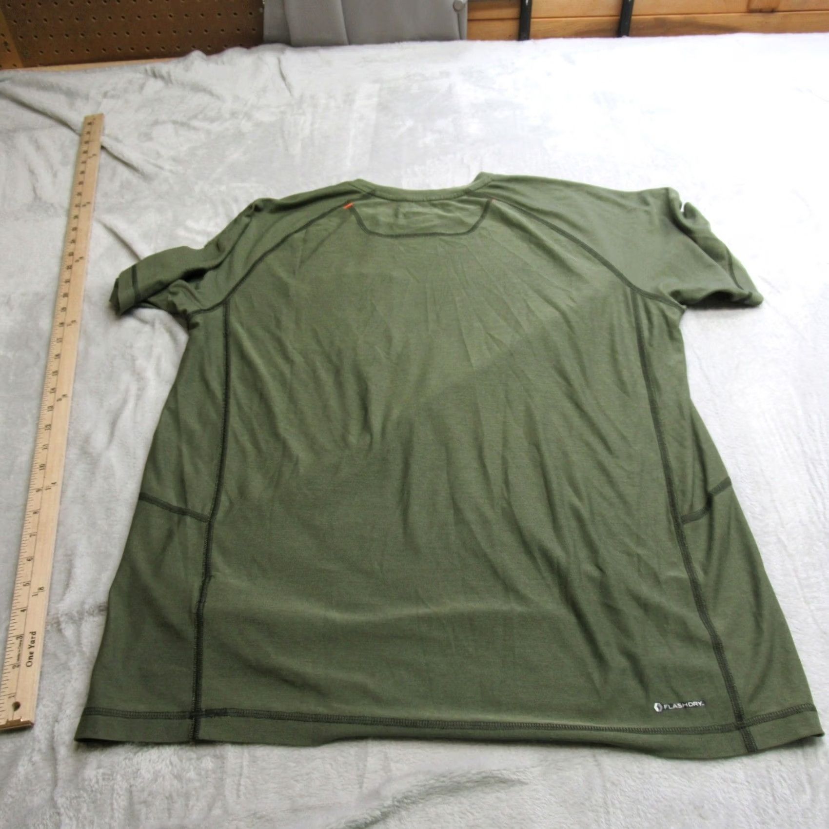 The North Face The North Face Shirt Mens Medium Green Pocket Wicking Hiking Run Outdoor Size US M / EU 48-50 / 2 - 2 Thumbnail