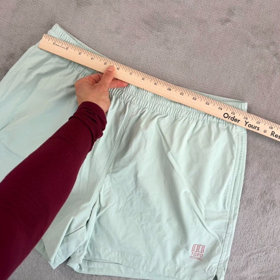 Topo Designs Topo Designs Performance Bermuda Shorts Women L Green Stretch 4" Relaxed Fit Activewear Hiking Logo NL VN Designer Modern Size 36" / US 14 / IT 50 - 5 Thumbnail