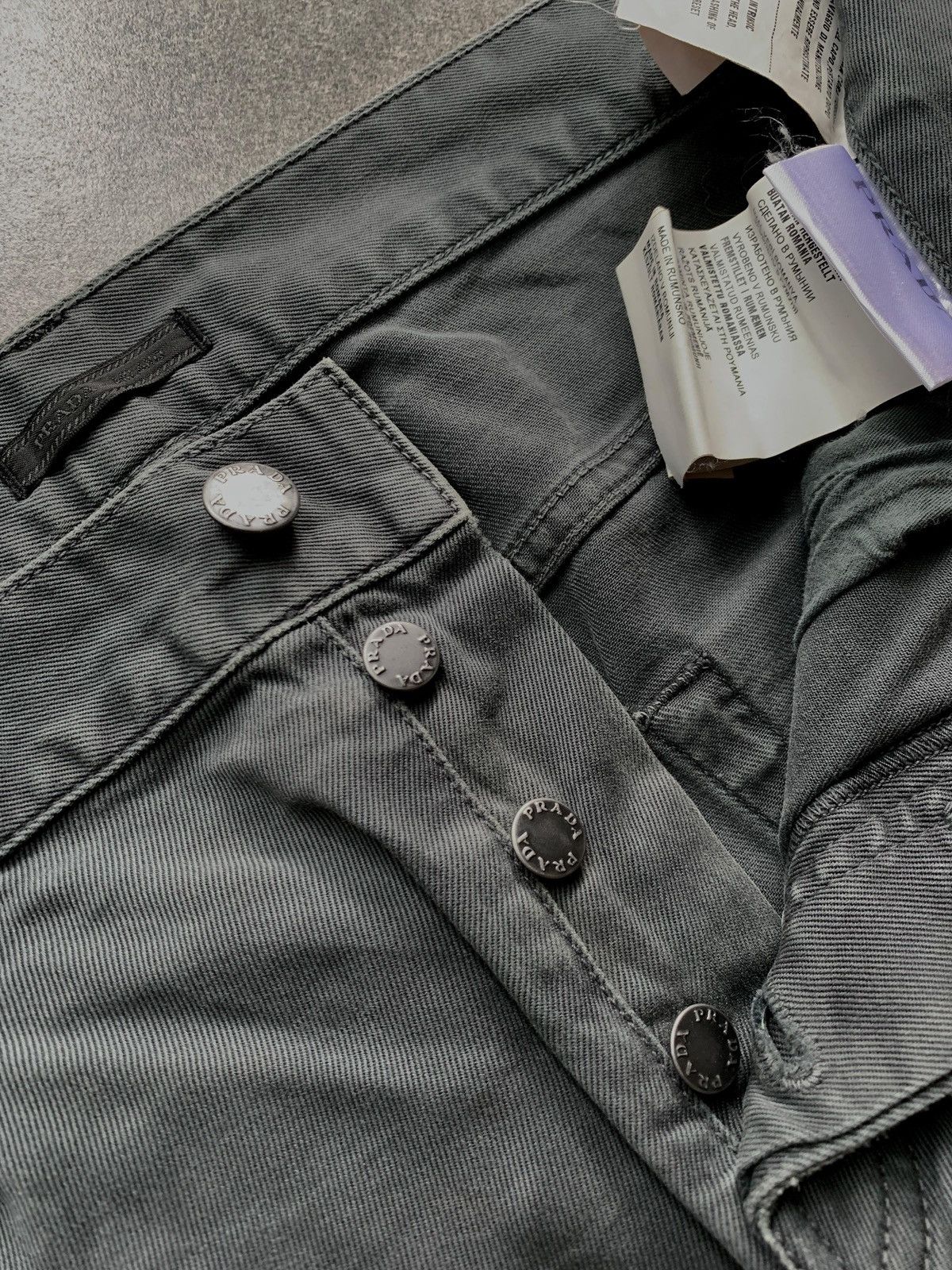Prada FREE TAX! Faded Slim Cut Denim Jeans Size US 31 - 8 Thumbnail
