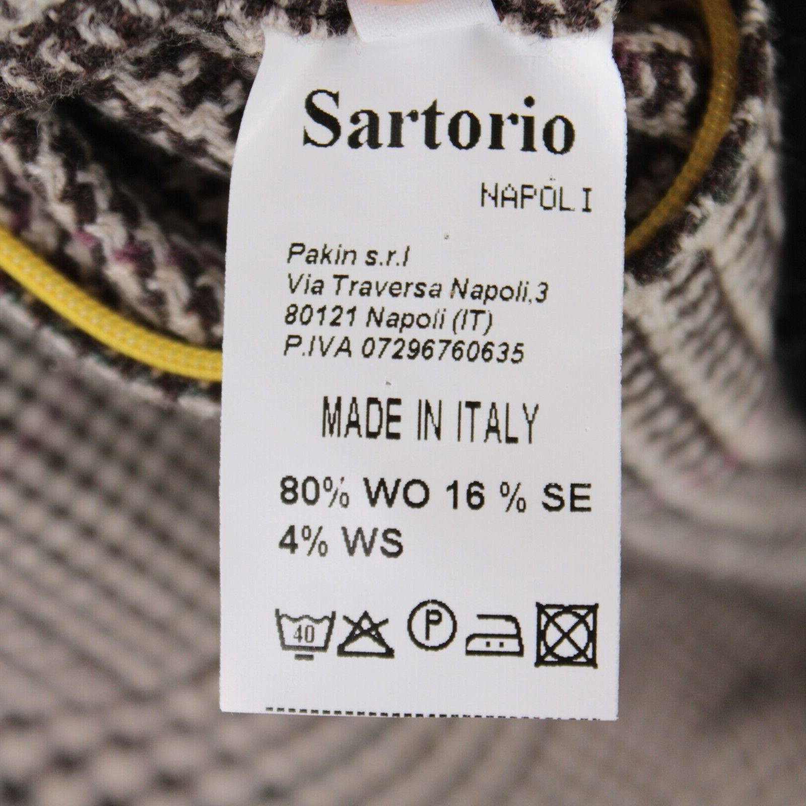SARTORIO Sartorio Overshirt Size M US In Brown Wool Blend Size US M / EU 48-50 / 2 - 8 Thumbnail
