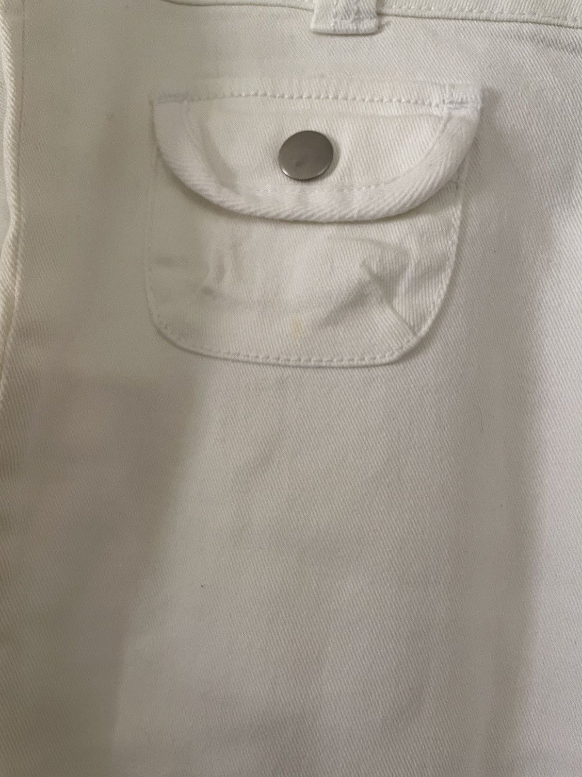 Jennifer Lopez JLO White Cropped/Capri Pants Size 15 Size 38" / US 16 / IT 52 - 3 Thumbnail