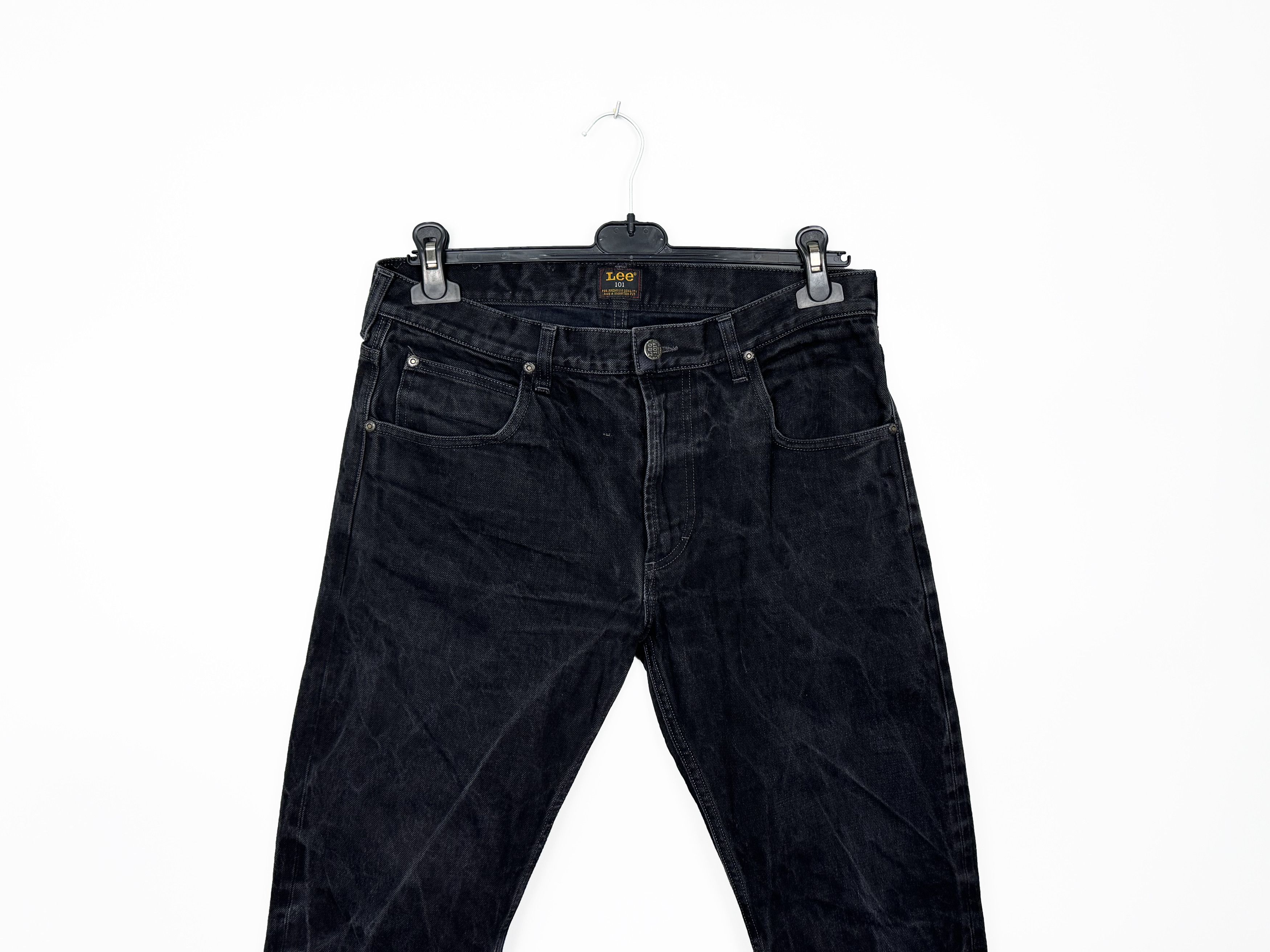 Lee Lee 101 Rider 13oz Blue Selvedge Washed Vintage Denim Size US 32 / EU 48 - 2 Thumbnail