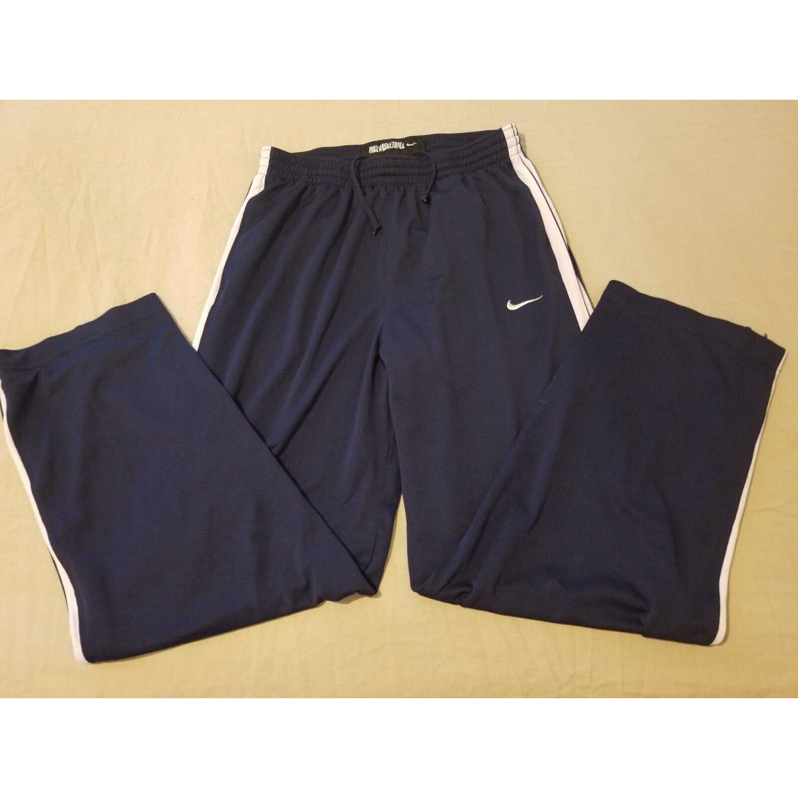 mens nike sweatpants navy blue