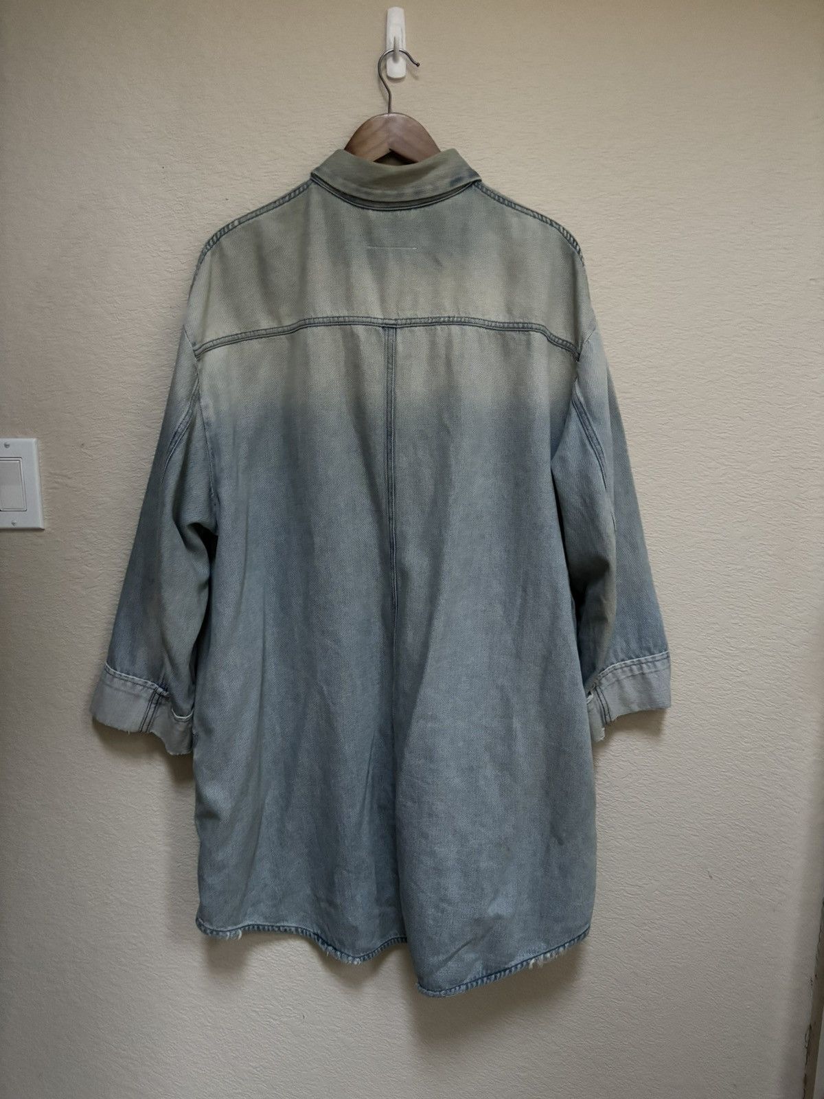 Maison Margiela MM6 Margiela Denim Shirt Dress Size XS / US 0-2 / IT 36-38 - 2 Thumbnail