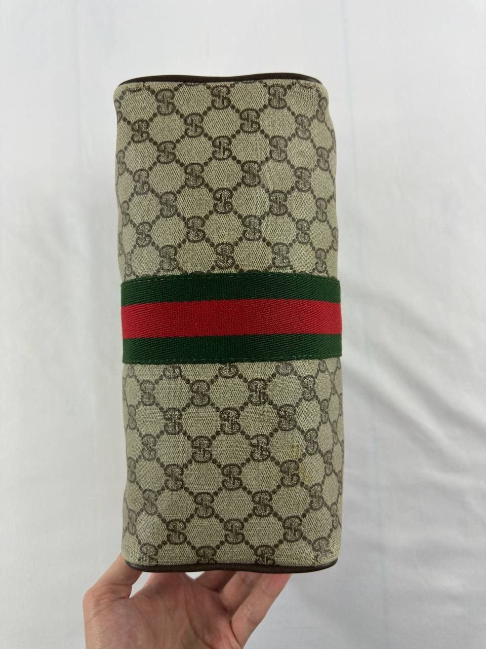 Gucci Vintage Gucci GG Supreme Web Cosmetic Bag Size ONE SIZE - 12 Thumbnail