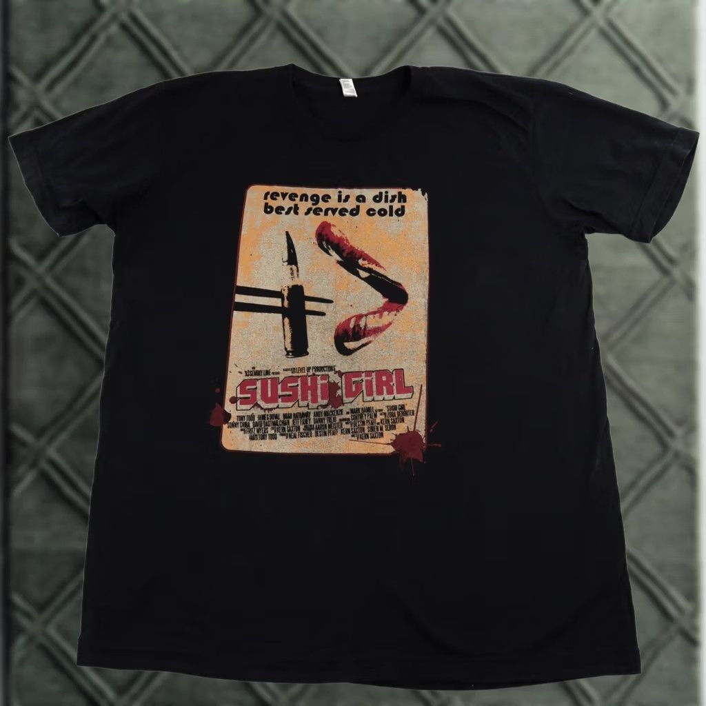 American Apparel Sushi Girl / American Apparel T-Shirt XL Black Movie Tshirt Mens Vintage? Size US XL / EU 56 / 4 - 1 Thumbnail