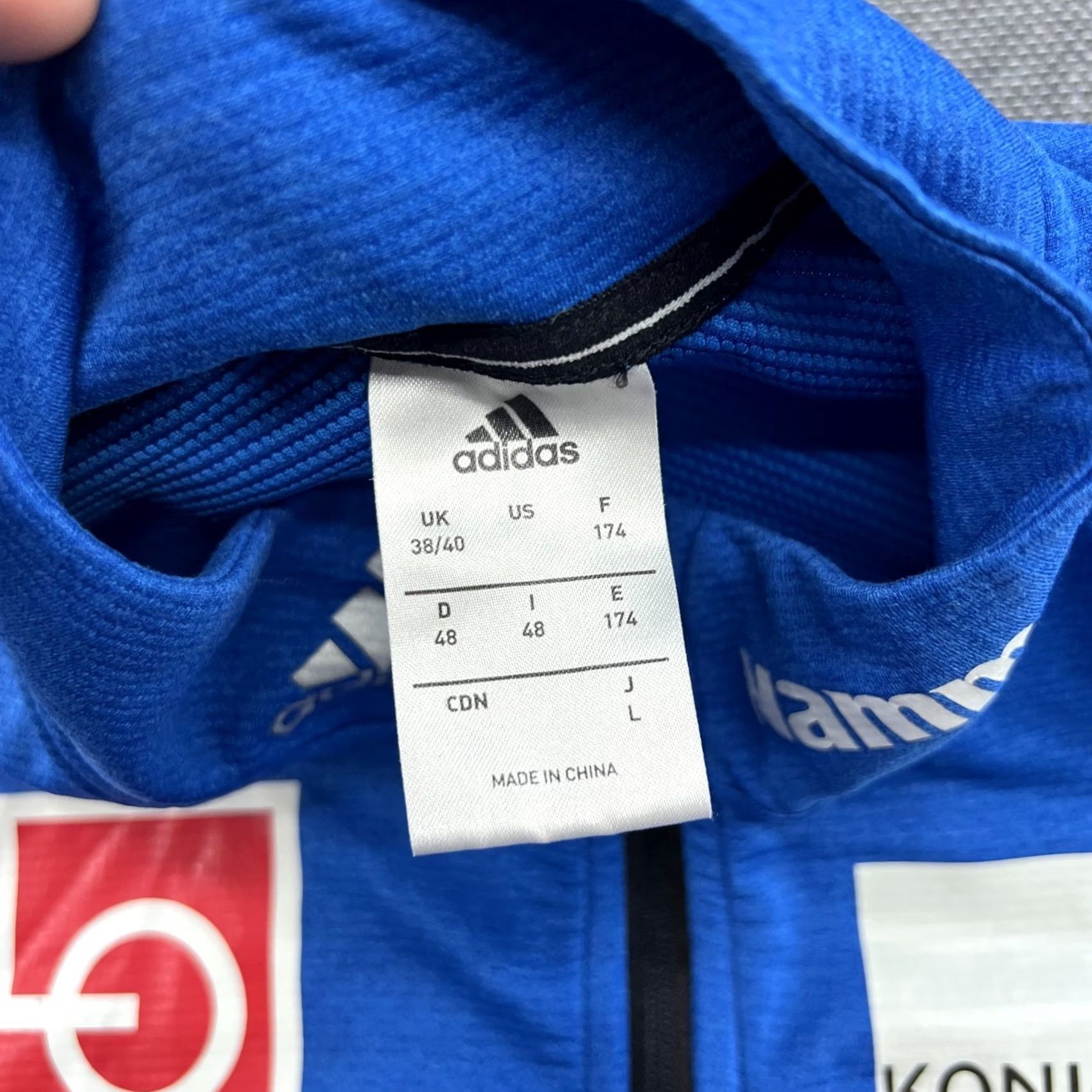 Adidas Adidas Norway Team Mens Ski Top Medium 1/4 Zip Base Layer Blue Sports Flag Shirt Size US M / EU 48-50 / 2 - 7 Thumbnail