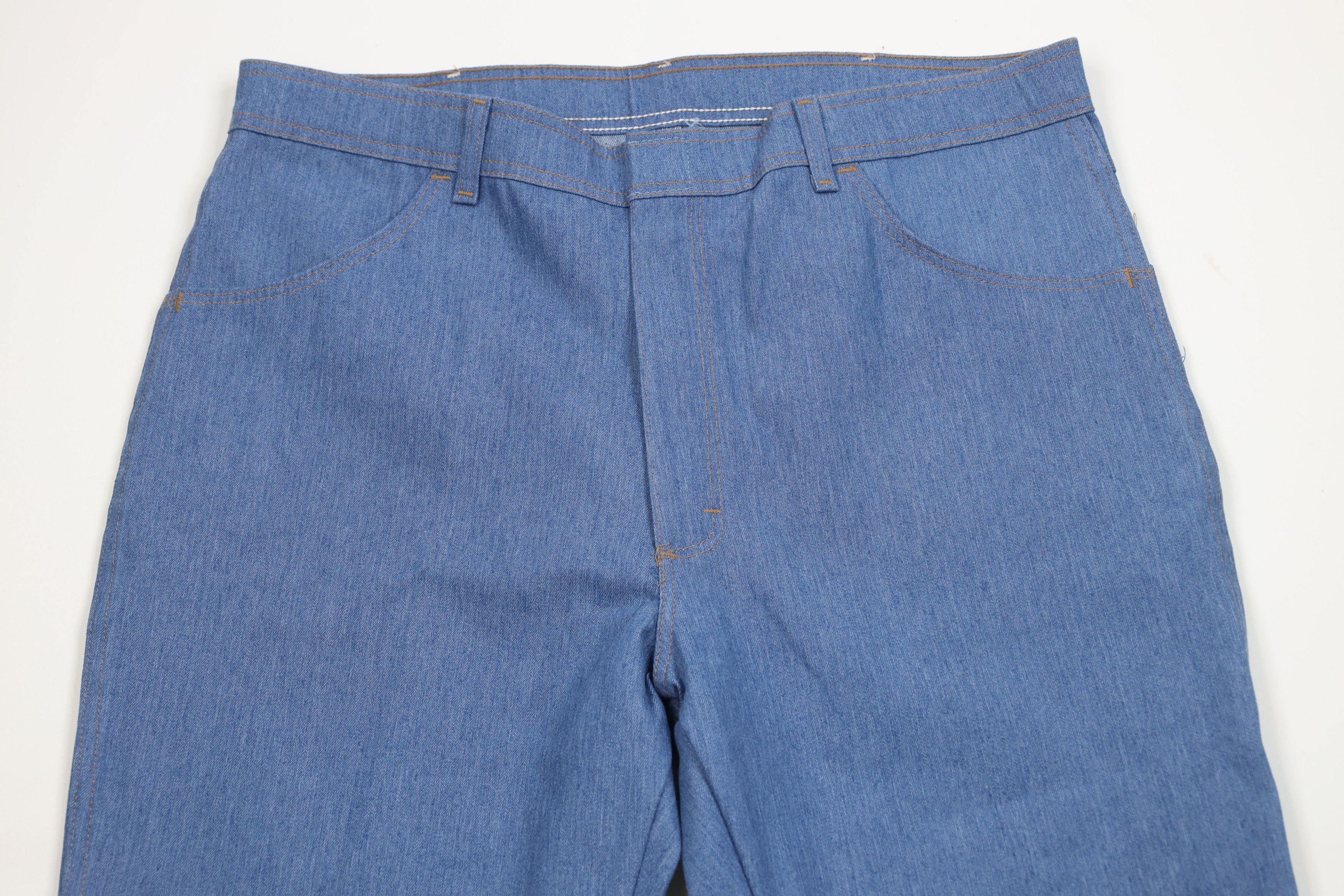 Wrangler Deadstock Vintage 90s Wrangler Flared Wide Leg Denim Jeans Size US 40 / EU 56 - 2 Thumbnail
