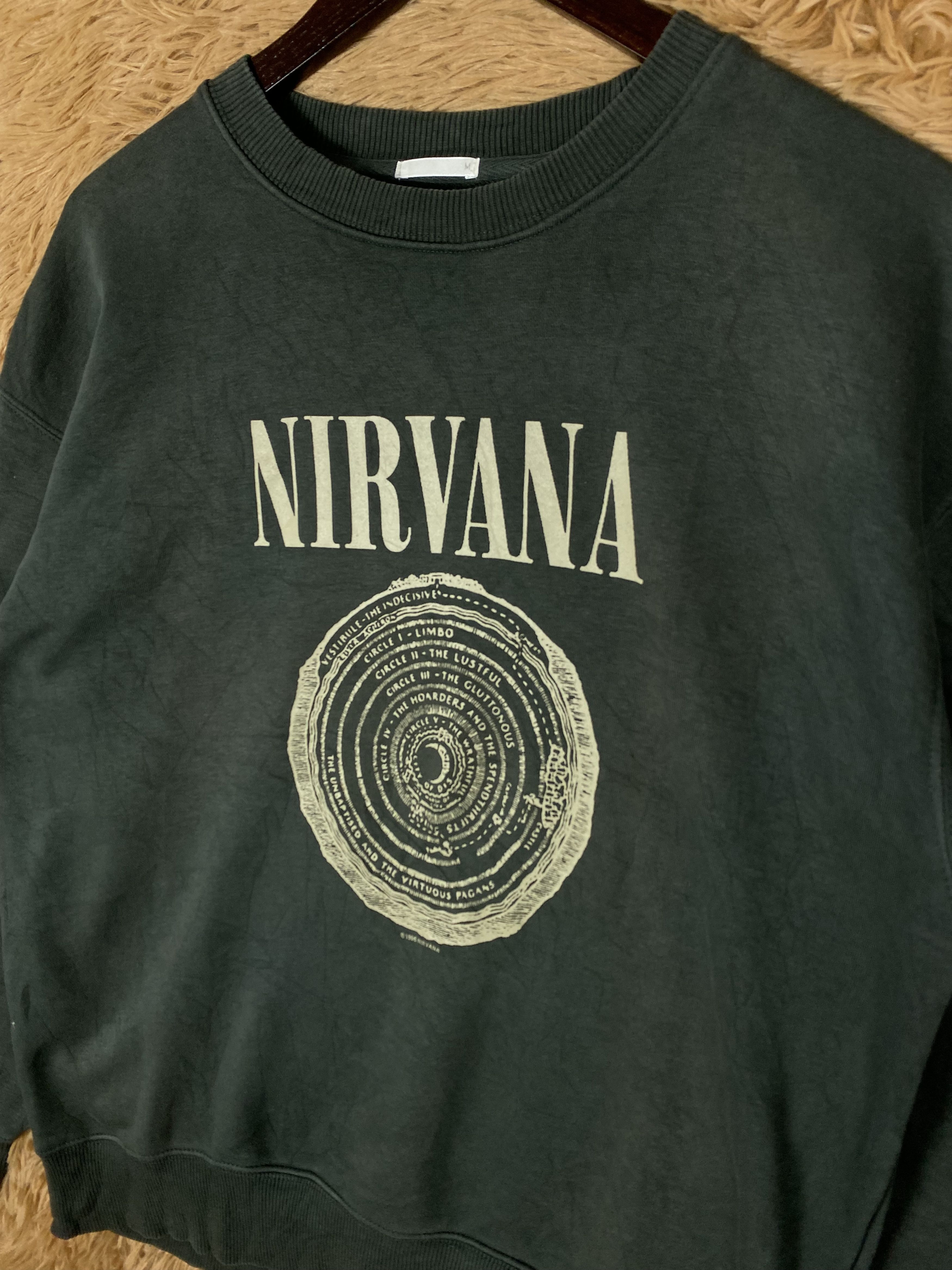 Nirvana Vintage Nirvana Band Tees Sweatshirts PS0316 Size US M / EU 48-50 / 2 - 3 Thumbnail