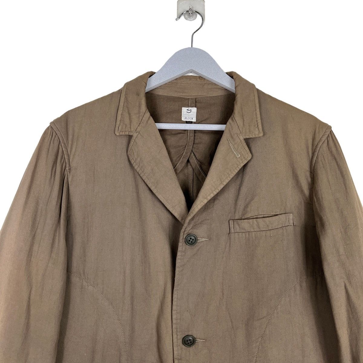 Slick 🔥 RICH BROWN SLICK CHORE JACKET Size US M / EU 48-50 / 2 - 3 Thumbnail