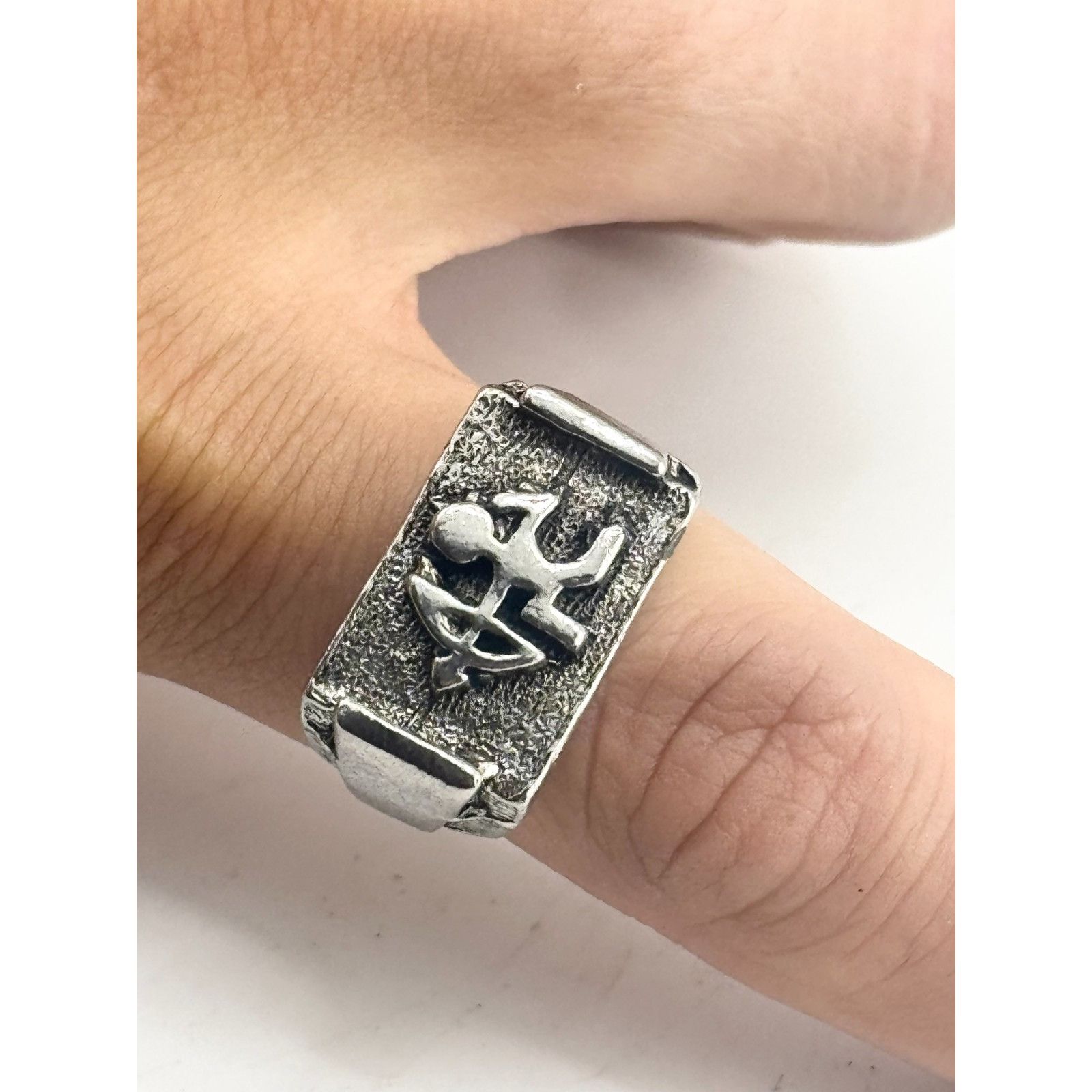 Vintage Vintage adjustable silver tone ring Size ONE SIZE - 4 Thumbnail