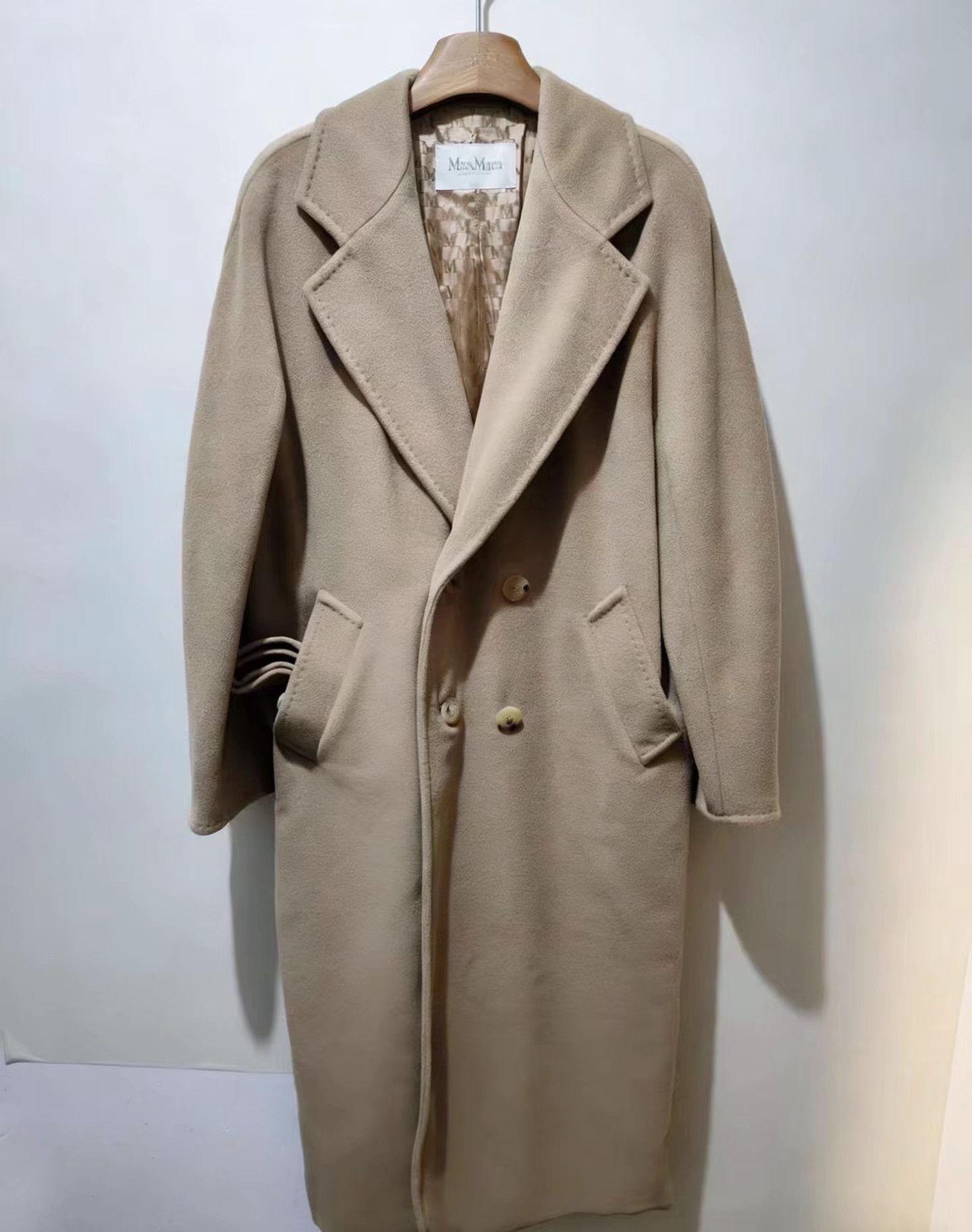 Max Mara MaxMara 101801 Camel Long Coat K13 Size M / US 6-8 / IT 42-44 - 1 Thumbnail
