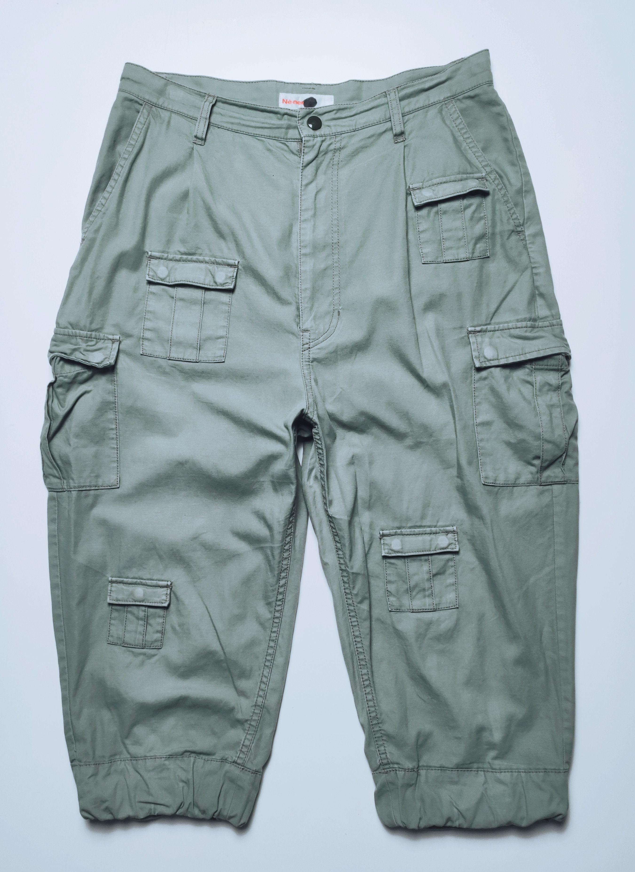 Ne-Net By Issey Miyake Multipocket Cargo 3/4 Pants
