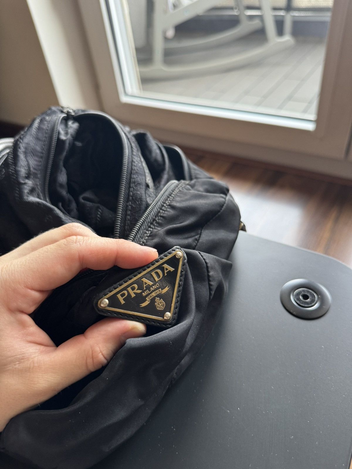 Prada Vintage Prada Nylon Bag Size ONE SIZE - 7 Thumbnail