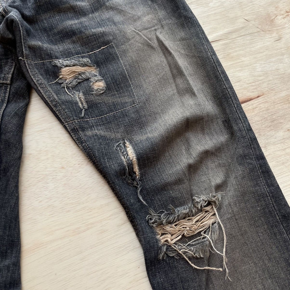 FranCisT MOR.K.S FranCisT _MOR,K.S JAPANESE BRAND PATCH WORK DISTRESSED DENIM Size US 32 / EU 48 - 4 Thumbnail