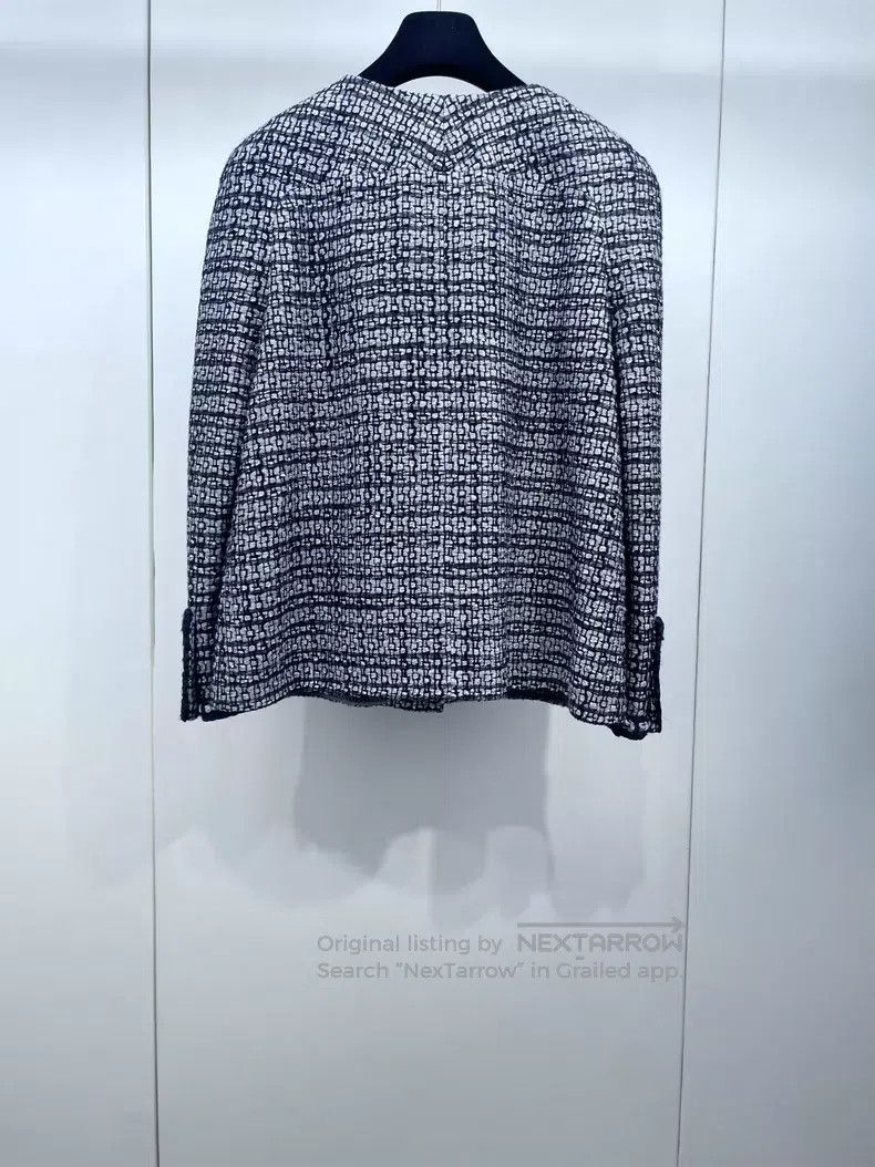 Chanel Chanel Cruise Series Silver Grey Blue Braided Jacket Size S / US 4 / IT 40 - 2 Thumbnail