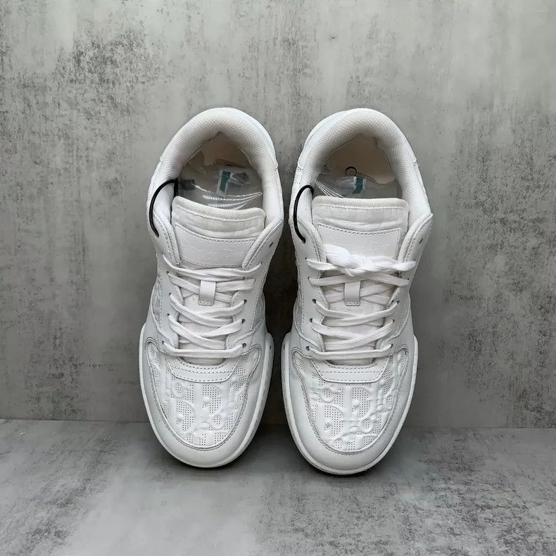 Dior Dior White Embossed Sneaker Size 37-2506 Size US 5 / EU 37 - 6 Thumbnail
