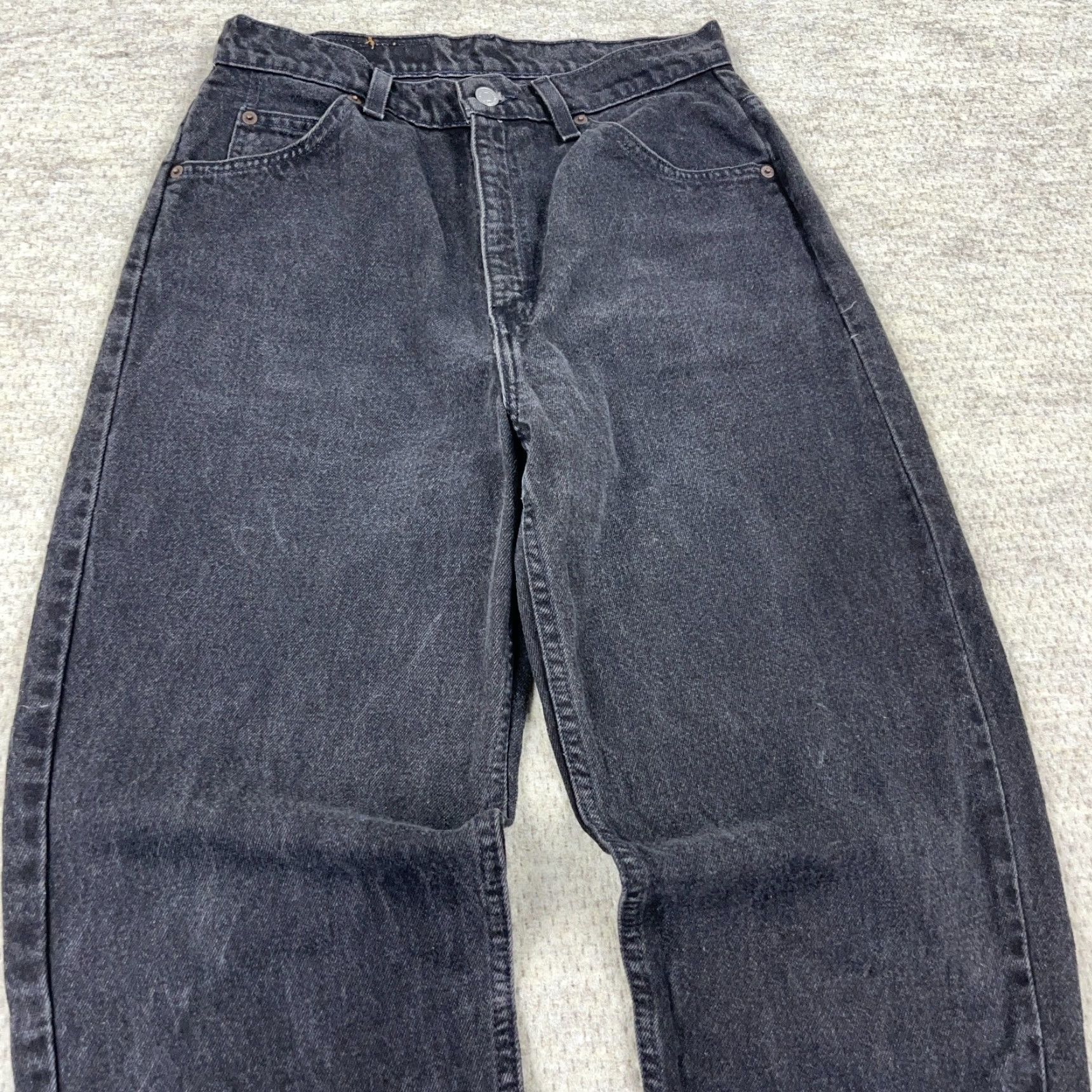 Levi's VINTAGE Levi's 921 Jeans Women 12 Tapered Black 29x31 USA 80s 90s Jeans Womens Size 34" / US 12 / IT 48 - 7 Thumbnail