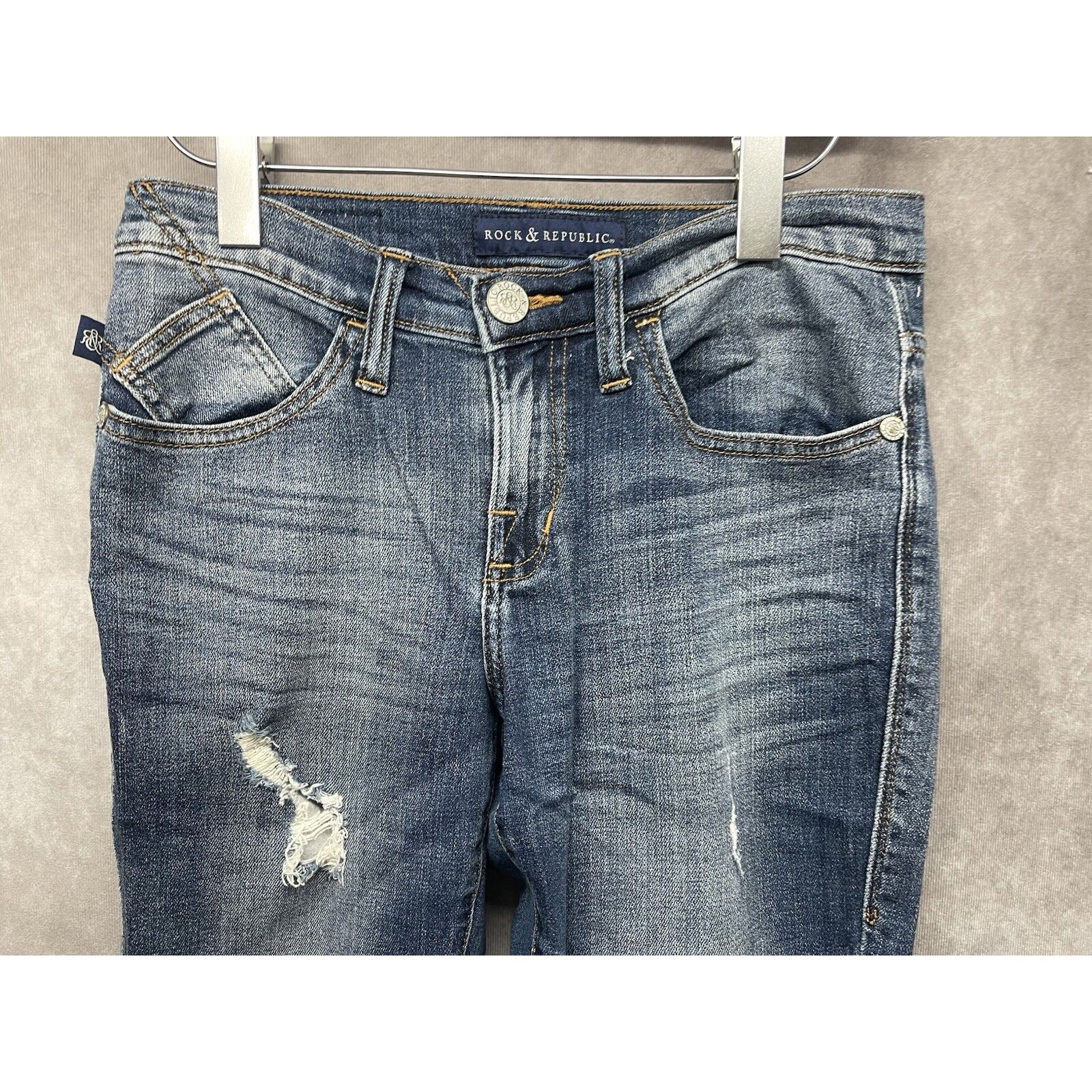 Rock & Republic Rock & Republic Jeans Women’s 6 M / 27 Length Blue Berlin Sk Size 28" / US 6 / IT 42 - 3 Thumbnail
