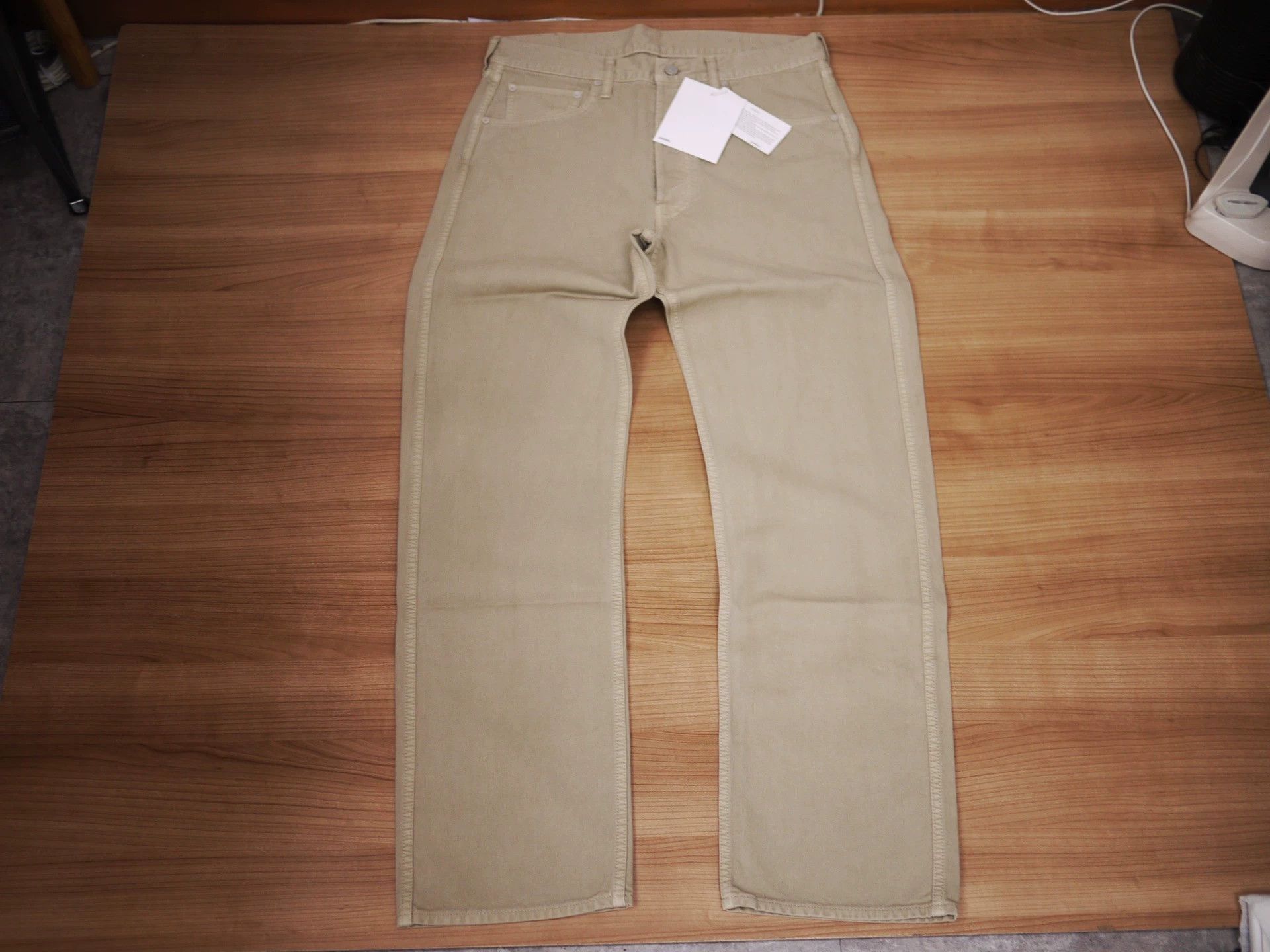 Visvim Visvim 23SS Fluxus DMGD Beige Dry Pique Size 1 Size US 30 / EU 46 - 1 Thumbnail