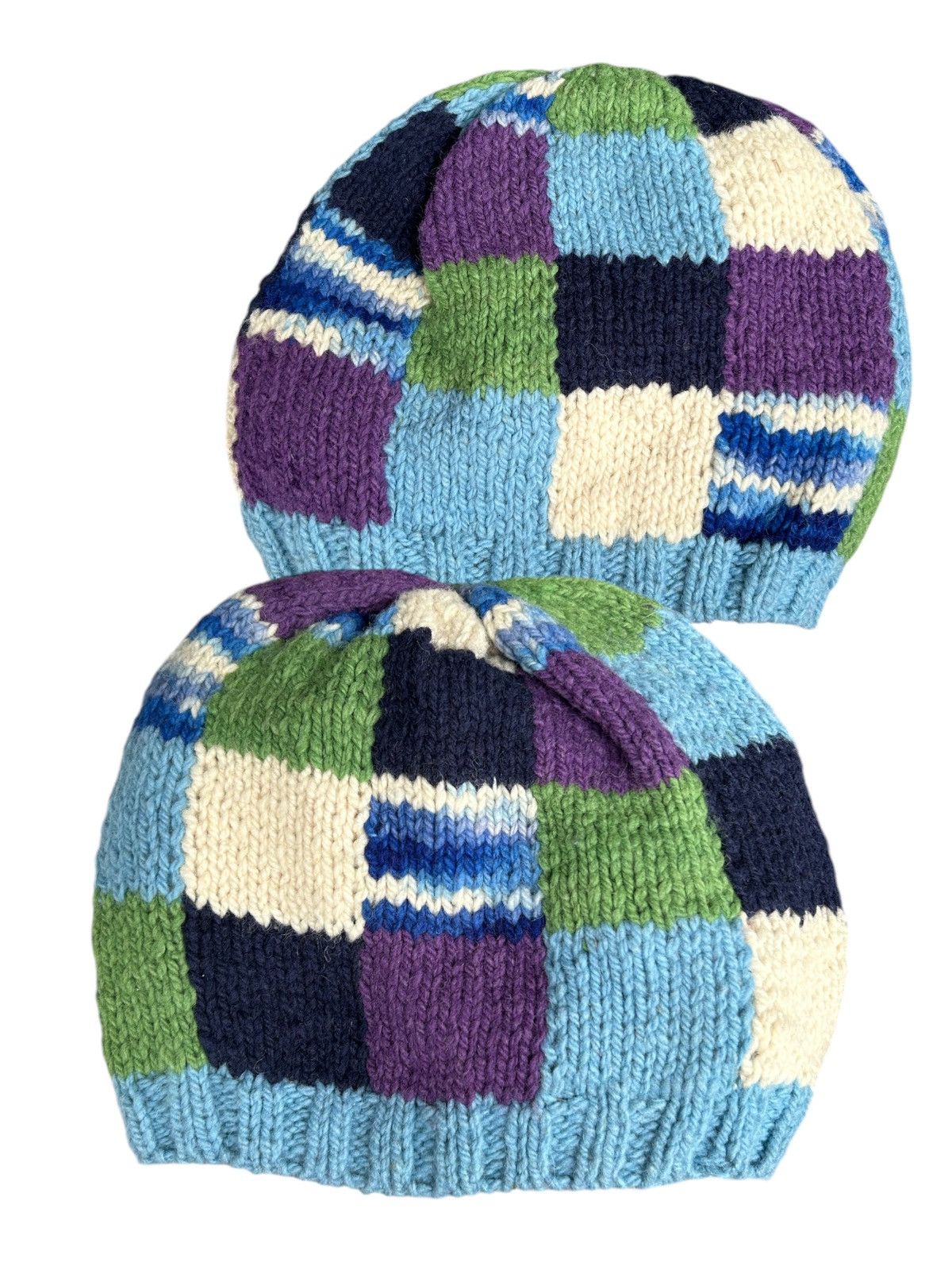 Japanese Brand × Kapital × Vintage Crochet Knitted Handmade Beanie Hats Rare ☠️🎌 Size ONE SIZE - 2 Thumbnail