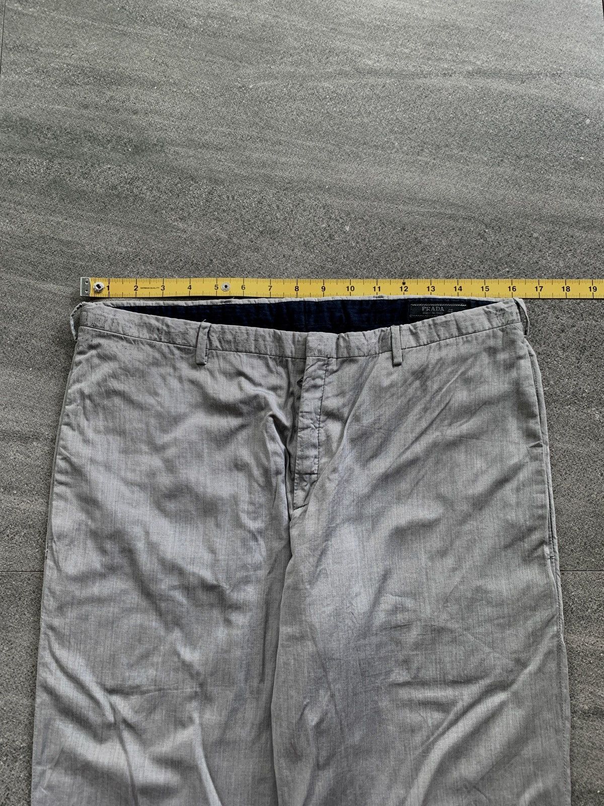 Prada FREE TAX! Light Cotton Trousers Size US 31 - 11 Thumbnail