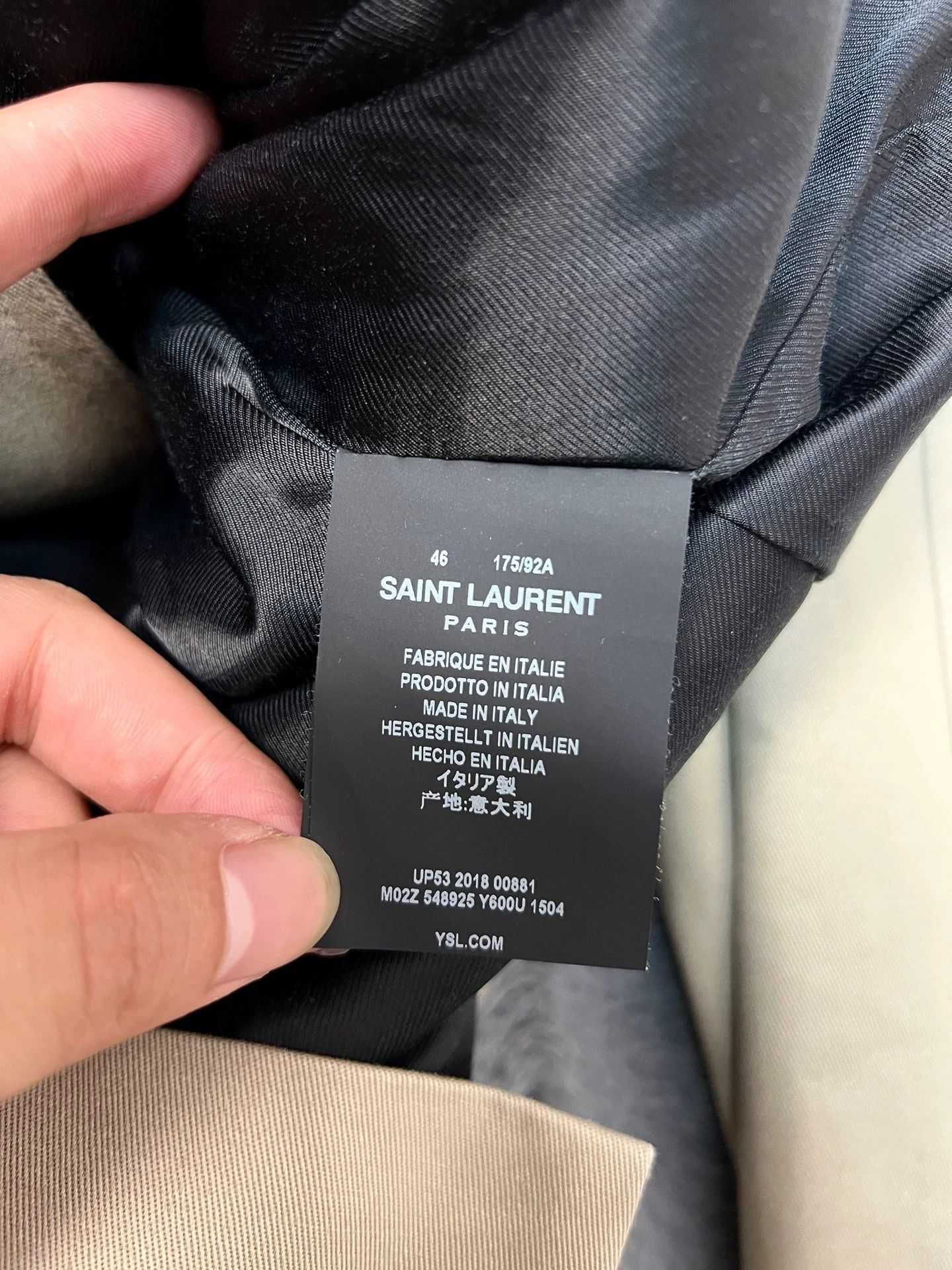 Saint Laurent Paris Authentic Saint Laurent SLP double-breasted trench coat Size US S / EU 44-46 / 1 - 5 Thumbnail