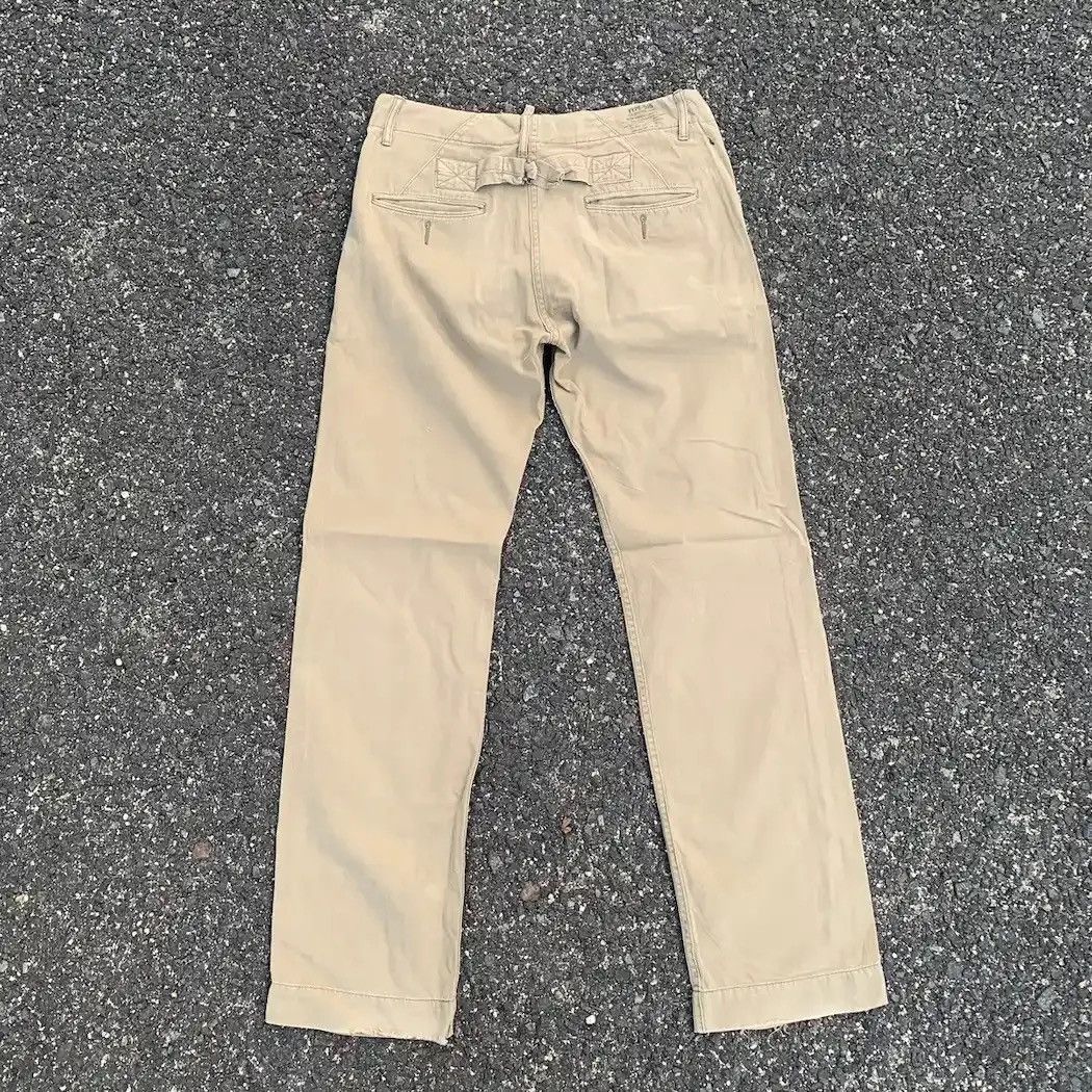 Edwin W31 L32 🔥Vtg Edwin Type 505 Khaki Cinch Back Trousers Pants Size US 31 - 8 Thumbnail