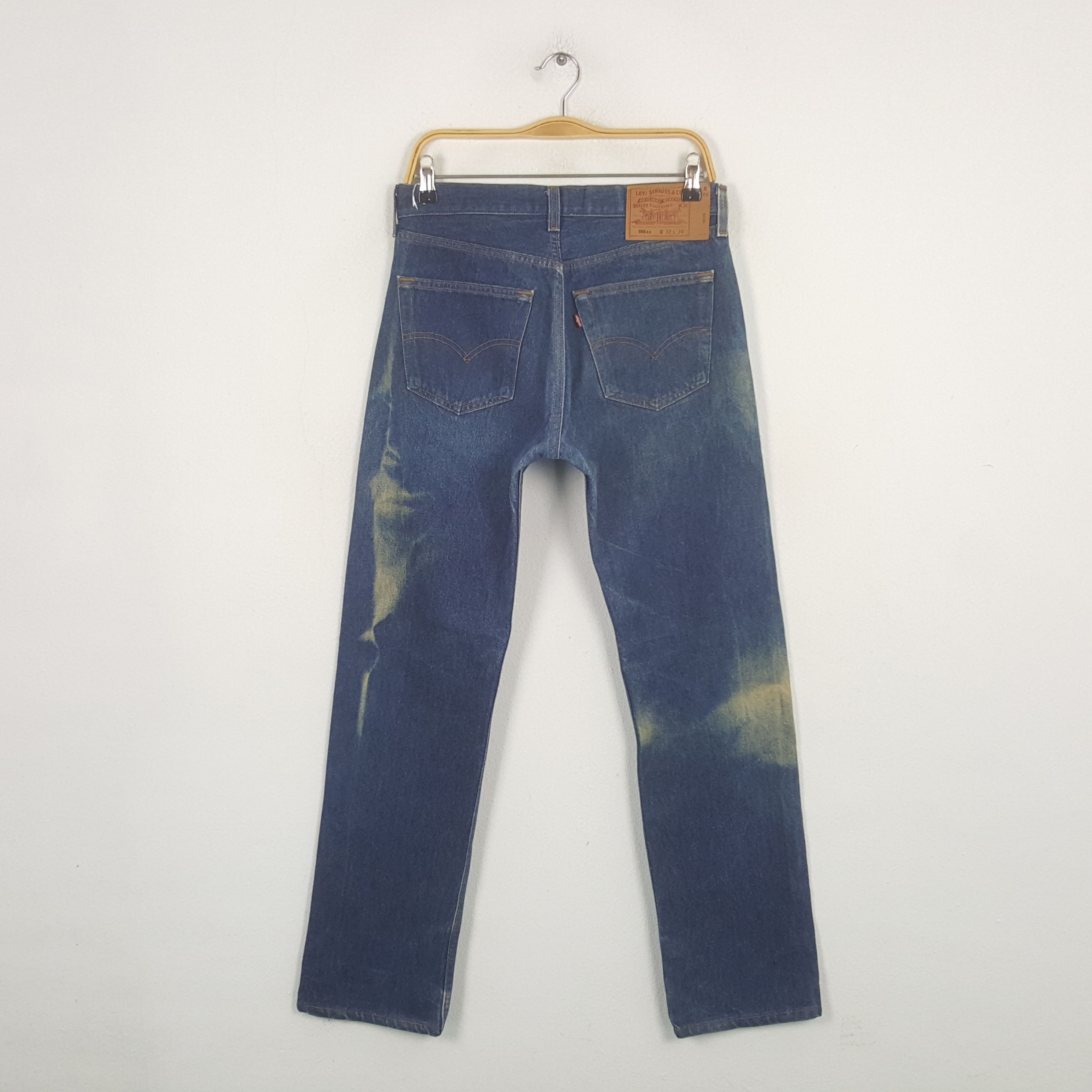 Levi's Vintage 90's Levi's 501 American Fading Denim Jeans RR17 Size US 30 / EU 46 - 4 Thumbnail