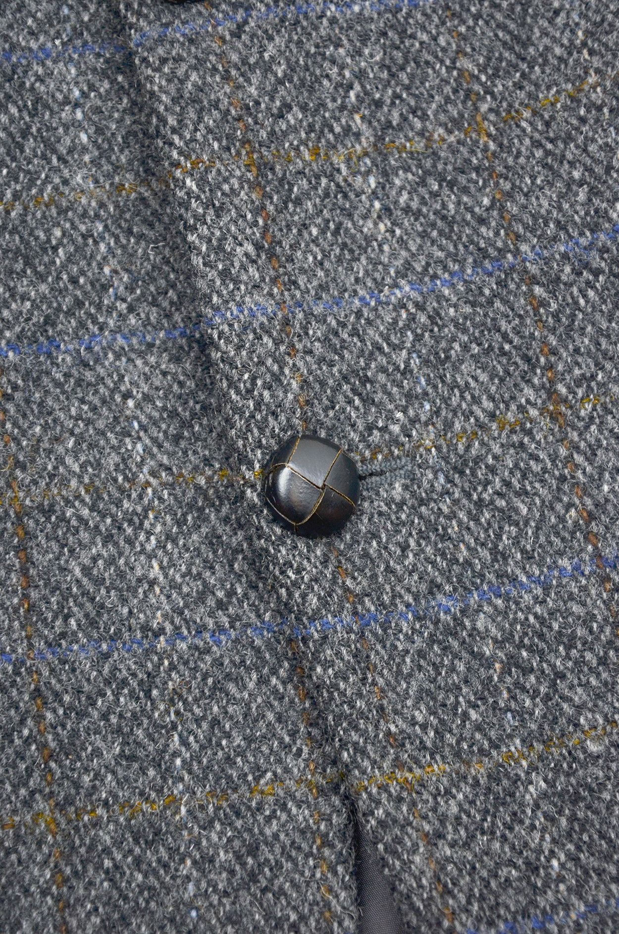 Harris Tweed Harris Tweed Wool Checked Blazer – Grey/Blue – Size 50 Size 50R - 6 Thumbnail
