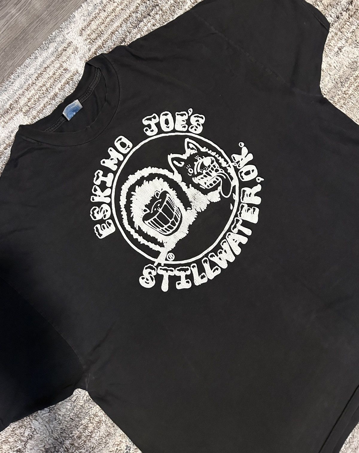 Vintage Eskimo Joe’s Classic Logo Stillwater Oklahoma Black T-Shirt Size US XXL / EU 58 / 5 - 1 Thumbnail