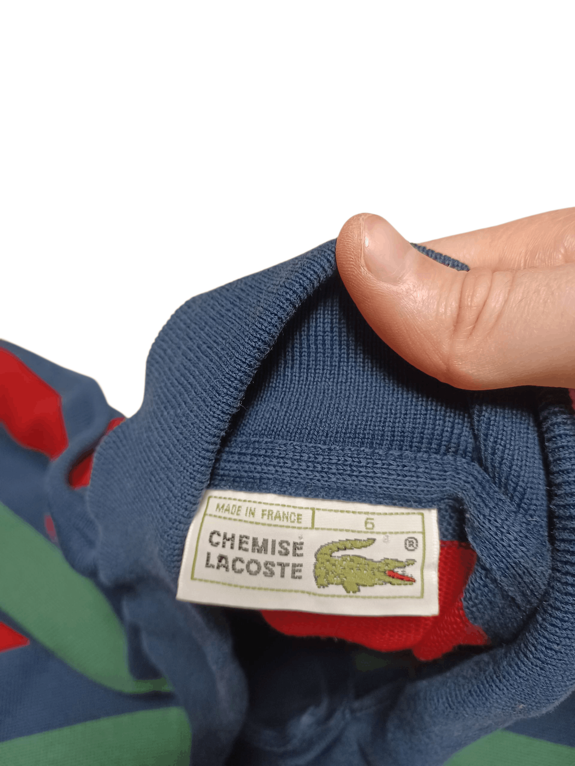 Lacoste LACOSTE VINTAGE LUXURY MADE IN FRANCE 1/3 LIGHT SWEATER Size US XL / EU 56 / 4 - 5 Thumbnail
