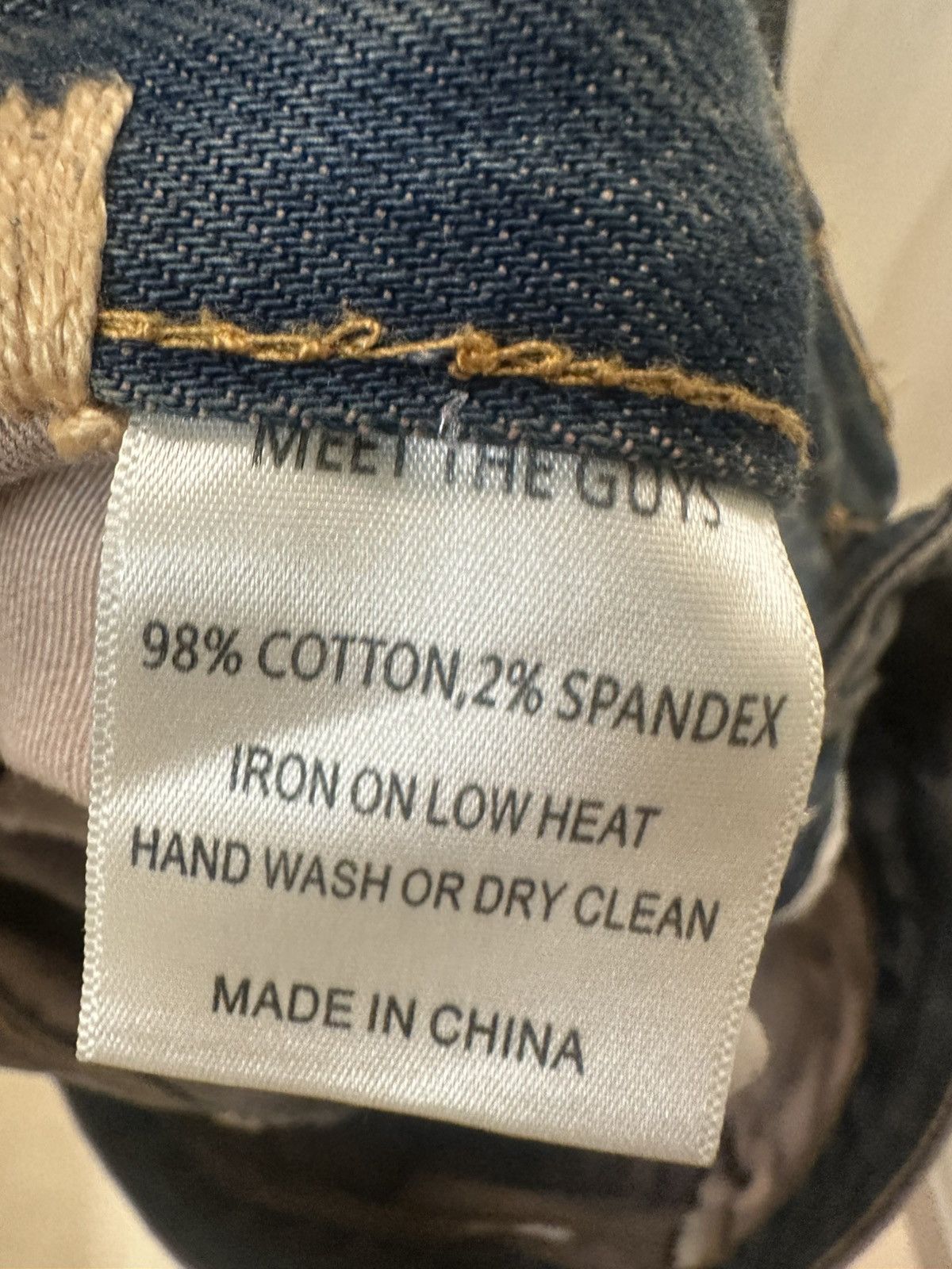 Designer × Vintage Meet the Guys SUPER Long Denim Jeans Stacking 36 Avant Garde Size US 36 / EU 52 - 10 Thumbnail