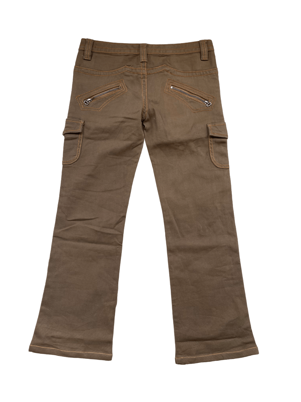Japanese Brand Flared Cargo Pant Fonsen Jeans Multipocket Size 30" / US 8 / IT 44 - 2 Thumbnail