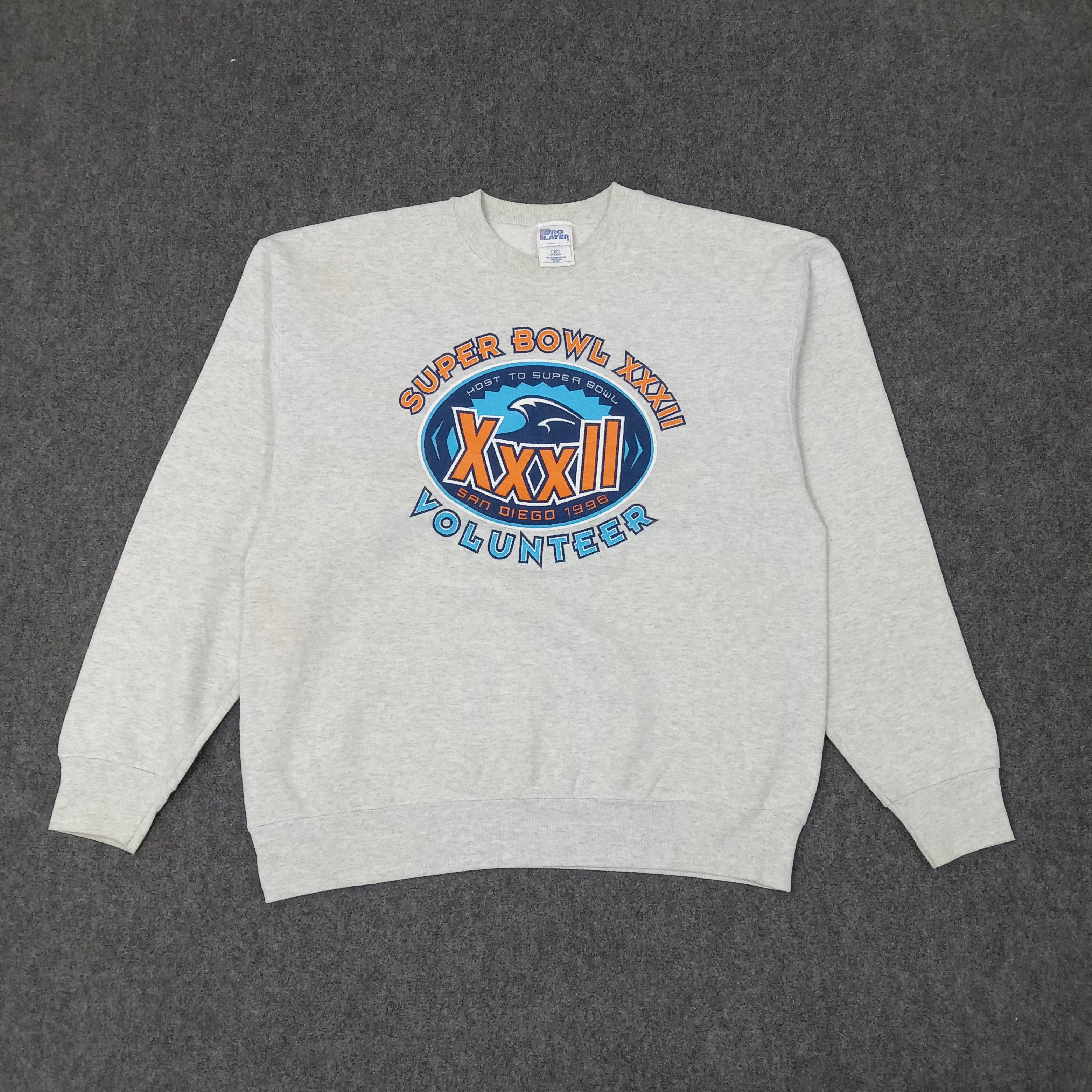 Pro Player Super Bowl XXXII Football Team Sweatshirt C254N3 Size US XL / EU 56 / 4 - 1 Thumbnail