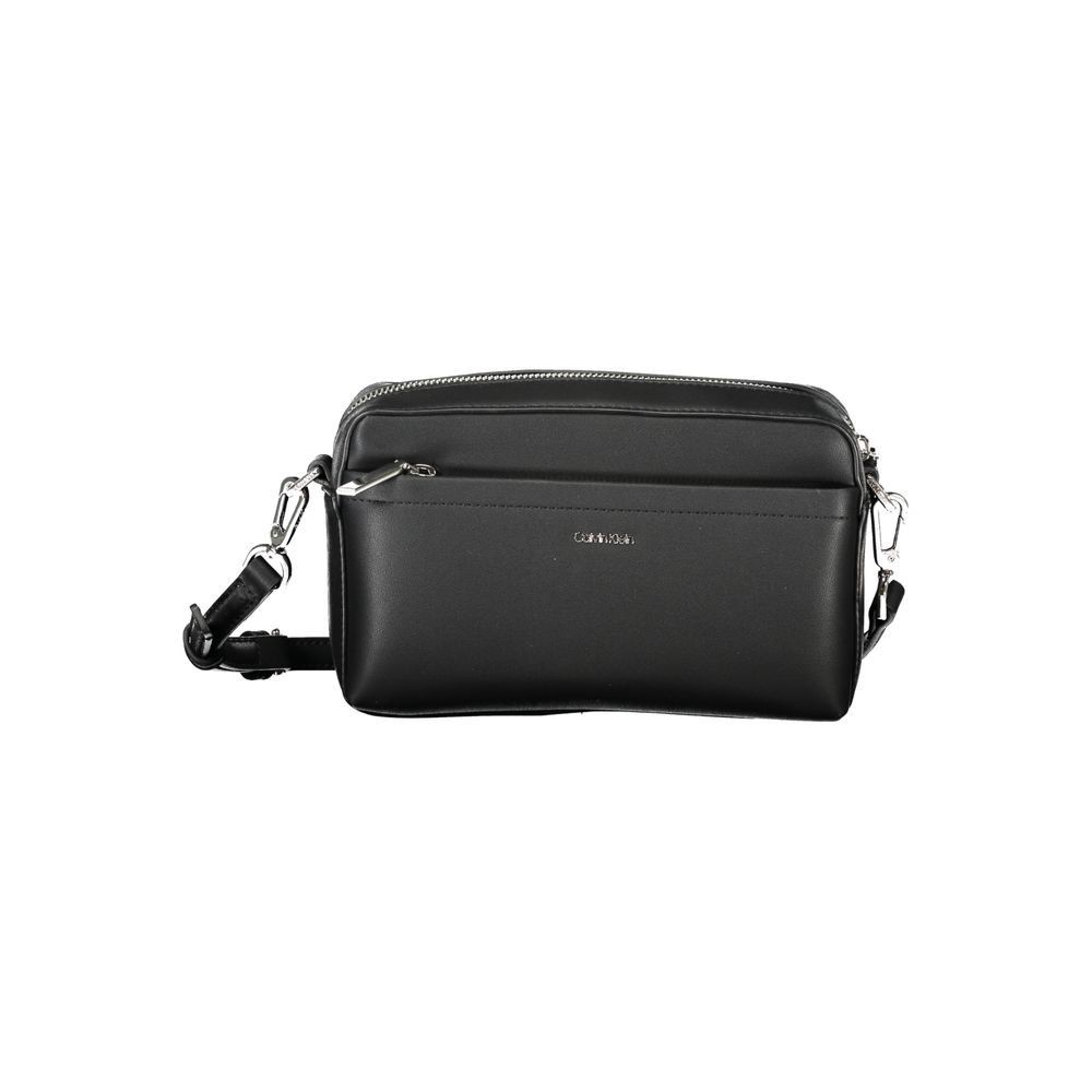 Calvin Klein Black Polyester Women's Handbag Size ONE SIZE - 1 Thumbnail