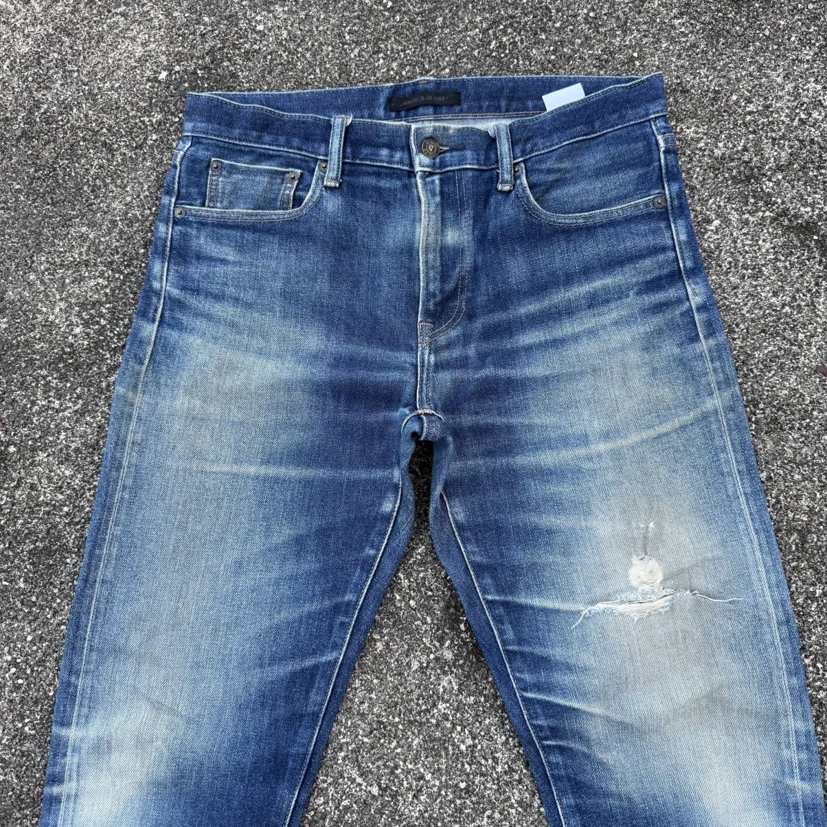 Japanese Brand VINTAGE JAPANESE DENIM MUD WASHED RIPPEP JEAN PANTS Size US 32 / EU 48 - 3 Thumbnail