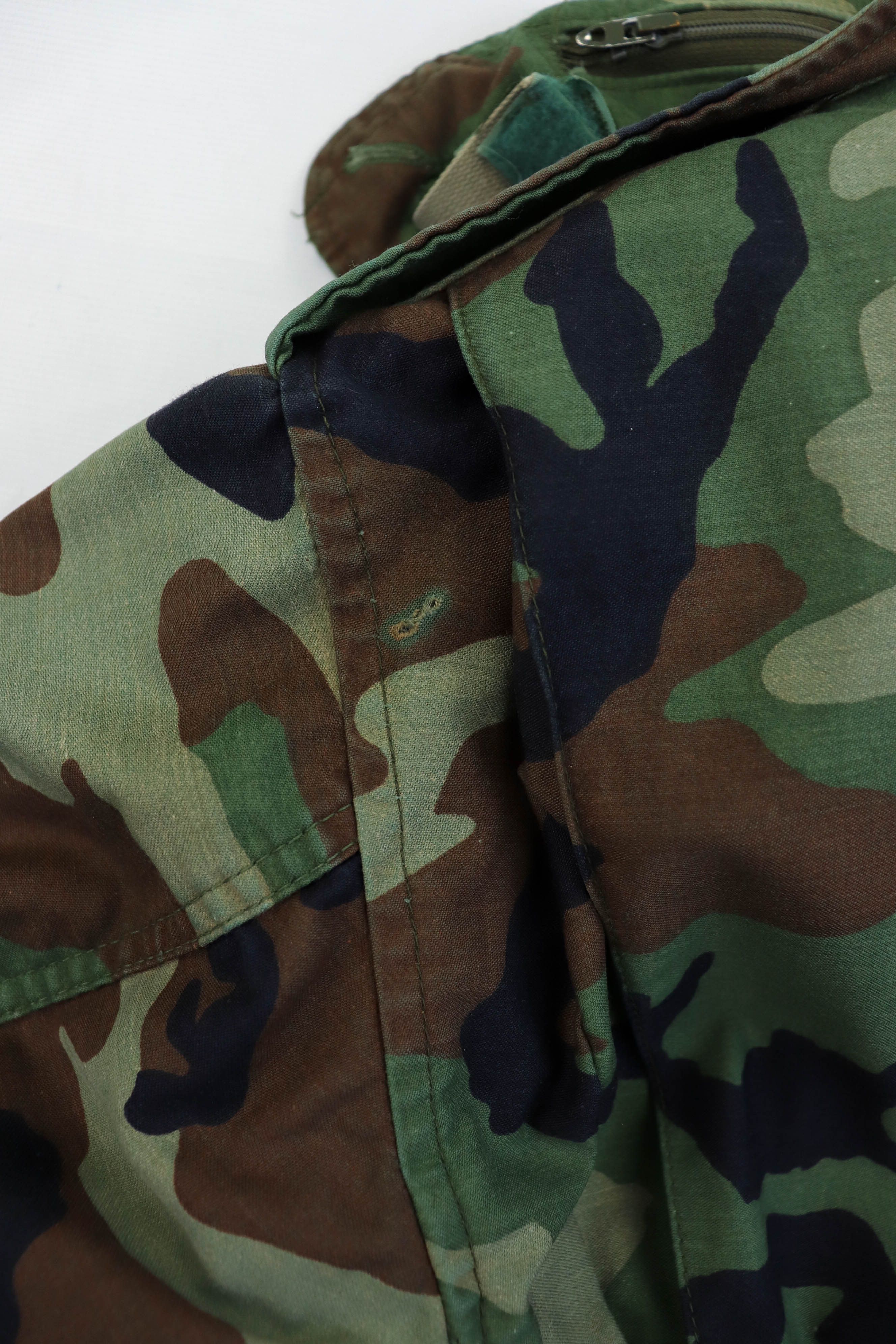 Vintage USMC Vintage 80s 1985 GENERAL Zip M-65 Camo Field Jacket Size US M / EU 48-50 / 2 - 20 Thumbnail