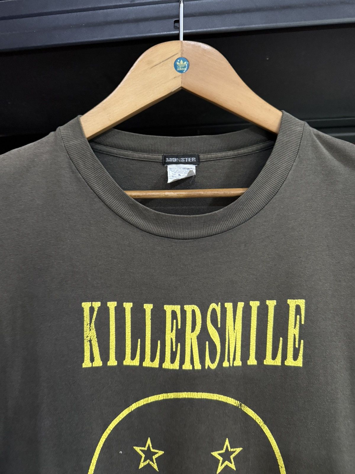 Anime × Japanese Brand × Vintage Thrashed Vintage Monster Killer Smile Sun Faded Grunge Tee Size US XL / EU 56 / 4 - 3 Thumbnail