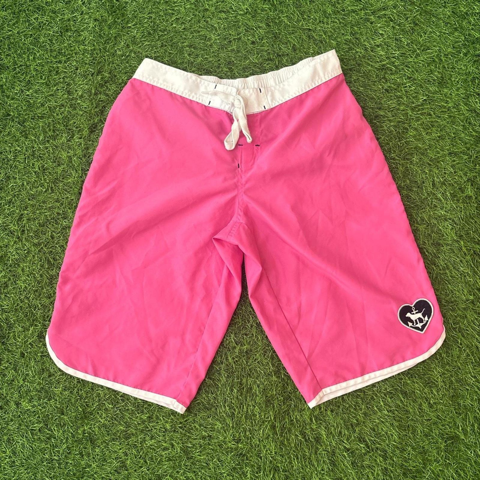 Victoria's Secret Women's Vintage/Y2K Love Pink Love Athletic/Swim Shorts Size 27" / US 4 / IT 40 - 1 Thumbnail