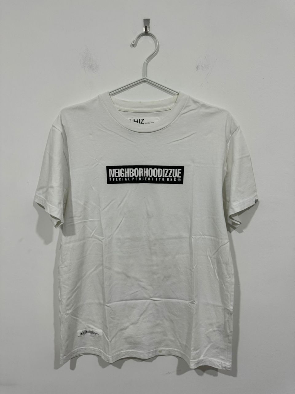 image of Grail x Izzue Neighborhood X Izzue Tee in White, Men's (Size Medium)