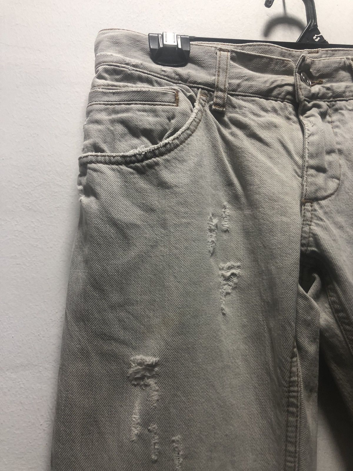 Dolce & Gabbana Vintage DOLCE & GABBANA Denim Pants Distressed Metal Logo Size US 31 - 4 Thumbnail