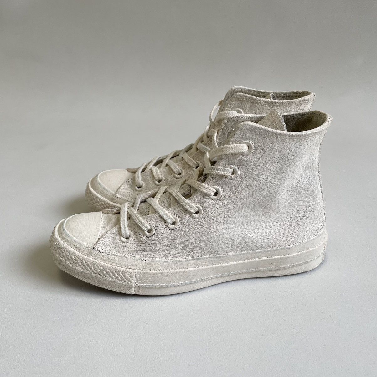 Maison Margiela S/S 14 Painted ‘Chuck Taylor All Star’ Sneakers Size US 7 / IT 37 - 3 Thumbnail