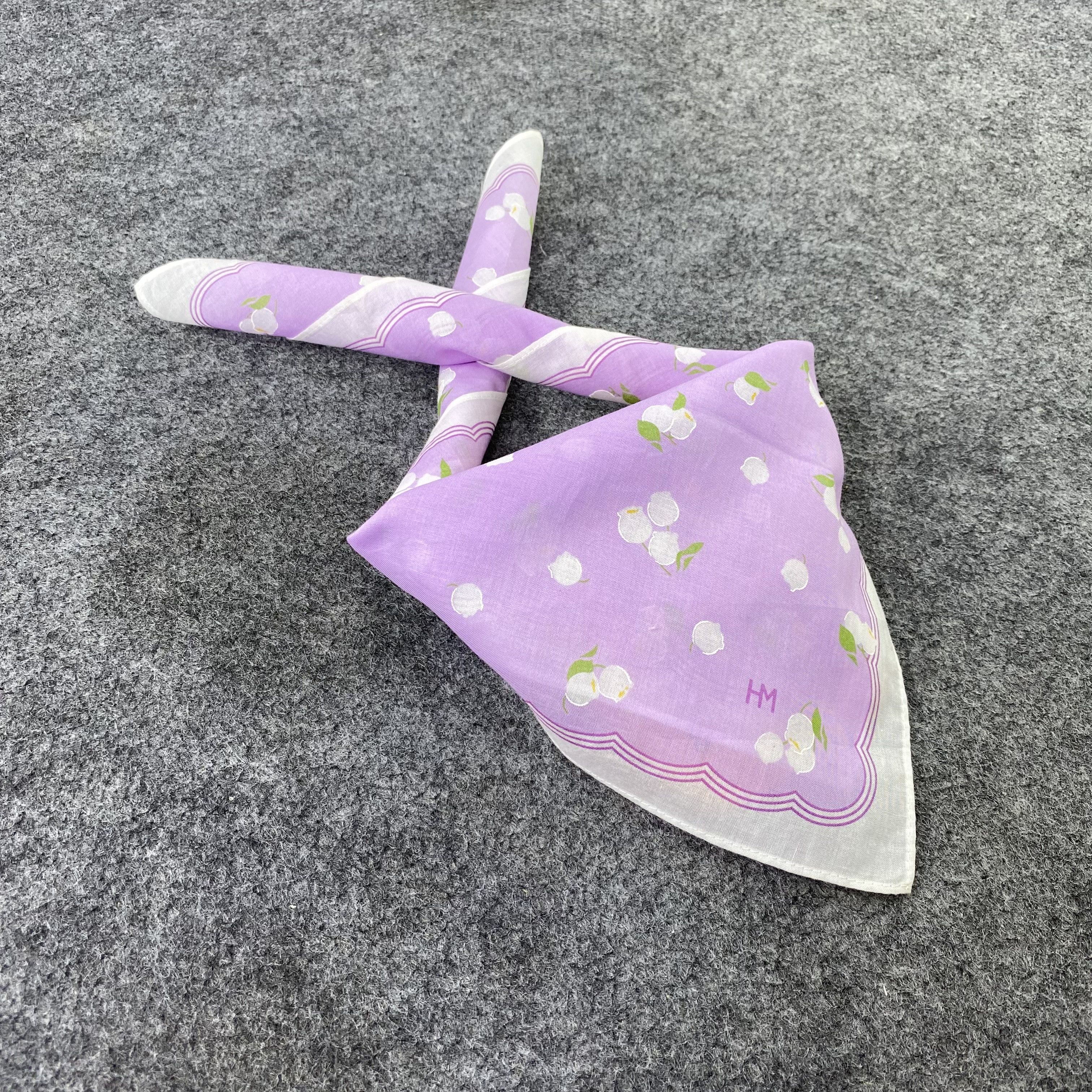 Hanae Mori Hanae Mori Handkerchief / Bandana / Neckerchief-B1013 Size ONE SIZE - 1 Thumbnail