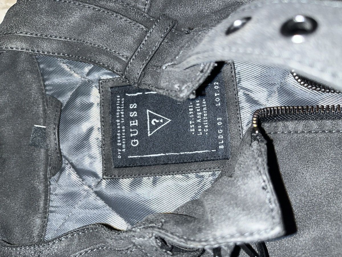 Guess Guess Grey Biker Jacket Size US XL / EU 56 / 4 - 3 Thumbnail
