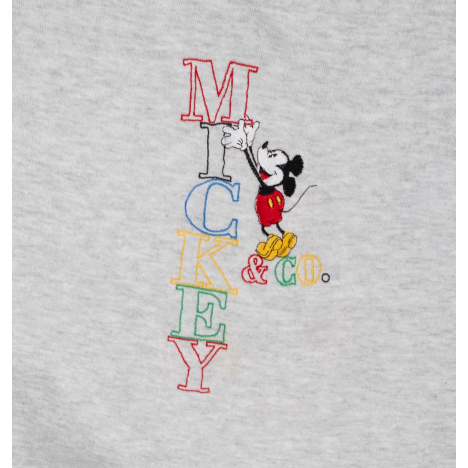 Mickey & Co. VINTAGE Disney Mickey Mouse Embroidered Crewneck Pullover Sweatshirt Women's Size L Gray Sweatshirt Disney Mickey Mouse VTG 90s 80s Cartoon USA Size L / US 10 / IT 46 - 2 Thumbnail