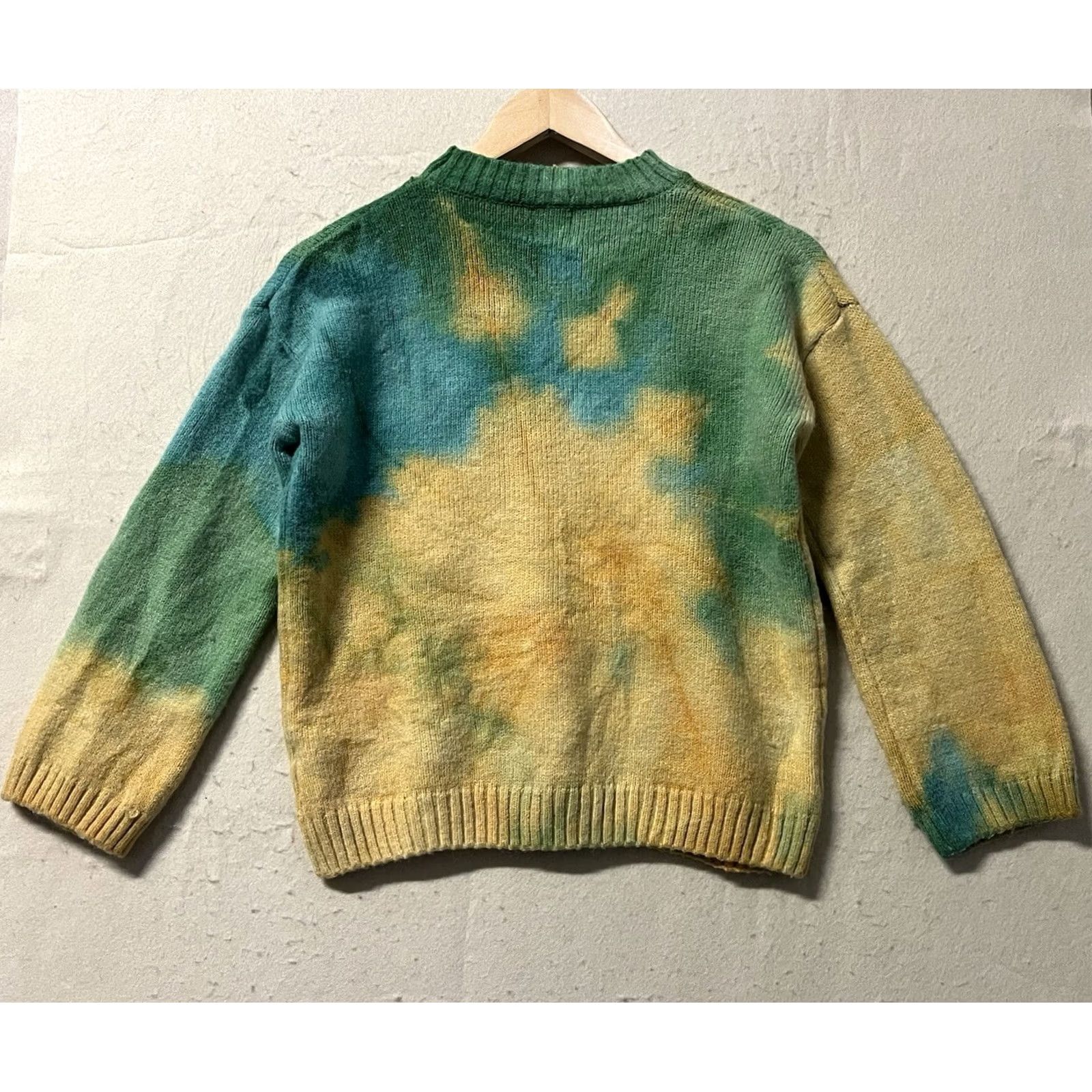 PRINCESS POLLY Princess Polly Womens Tie Dye Pullover Crew Sweater XS Multicolor Hippie Boho Knit Long Sleeve Mock Neck Casual Size XS / US 0-2 / IT 36-38 - 2 Thumbnail