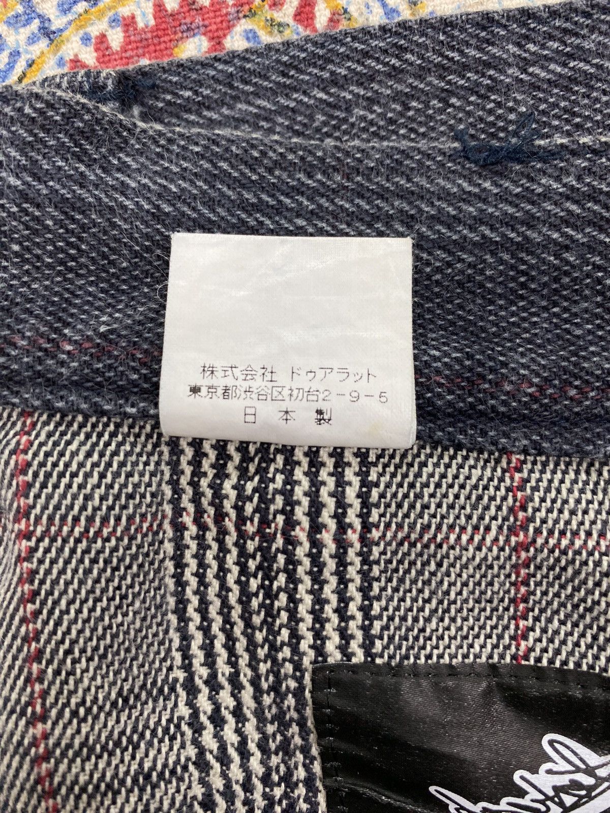 Japanese Brand Doarat Plaid Denim Trouser Size US 32 / EU 48 - 15 Thumbnail